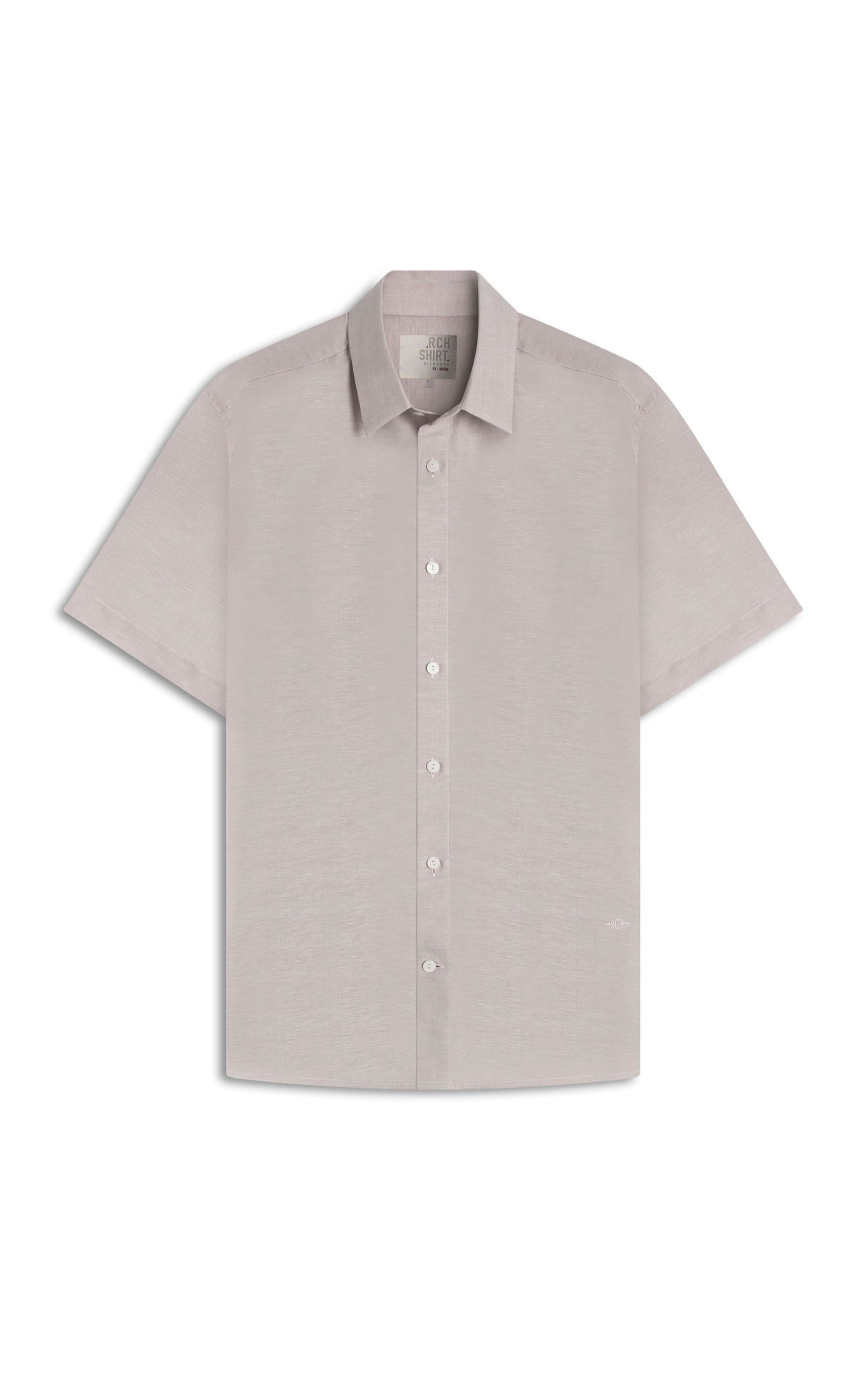 Camisa Linho  Cross Dye Michel Mc  Prata