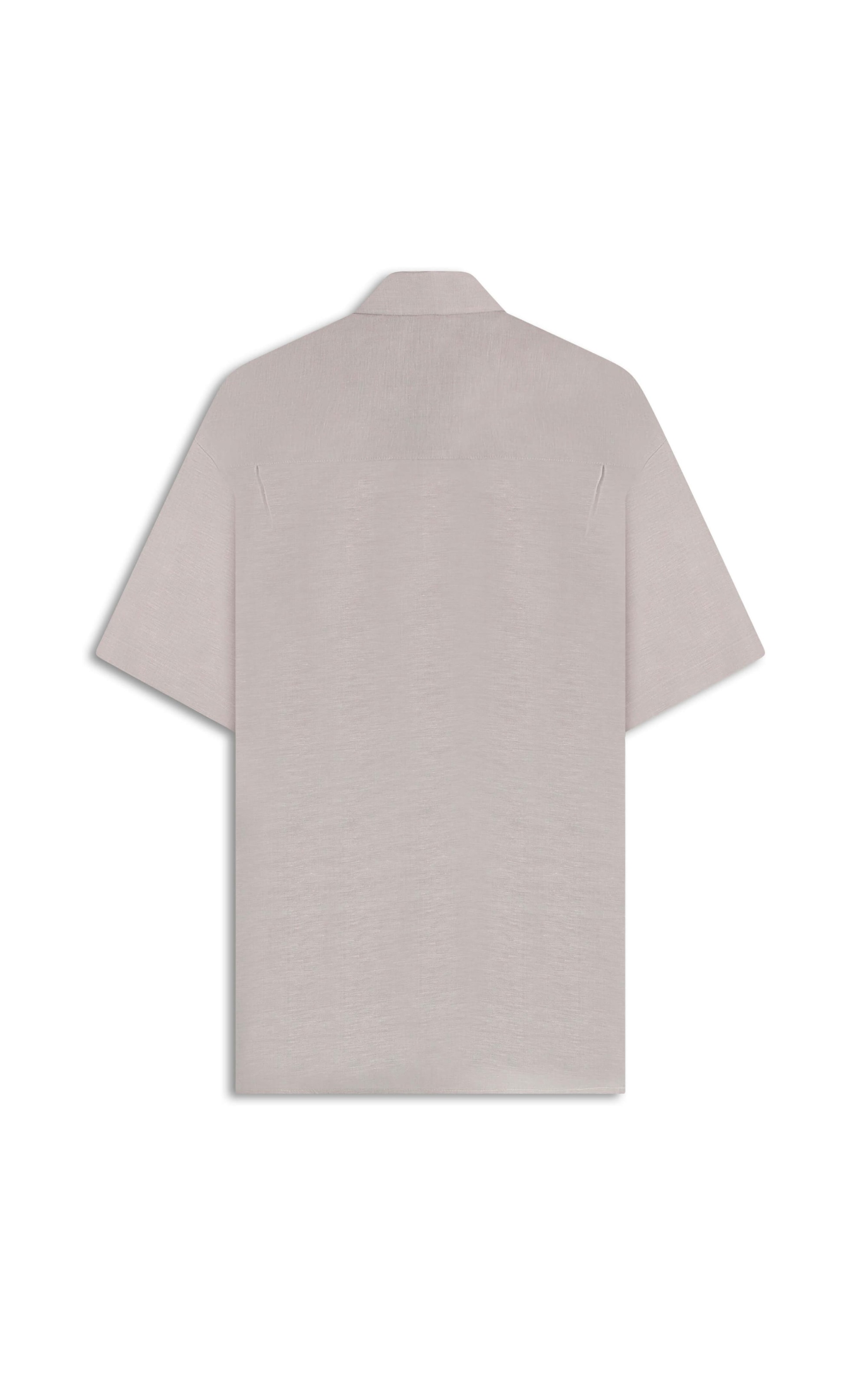 Camisa Linho  Cross Dye Michel Mc  Prata