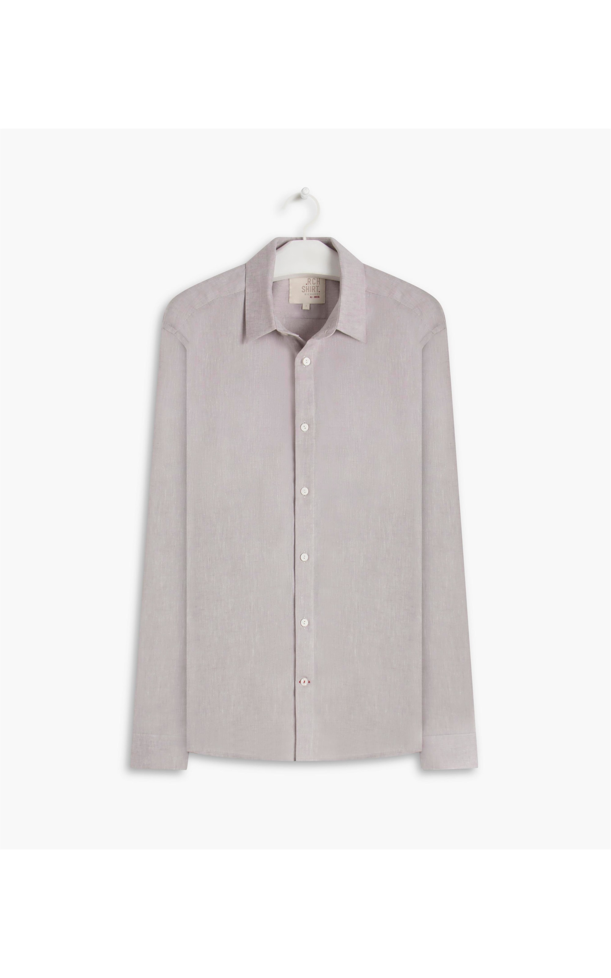 Camisa Linho  Cross Dye Michel Ml Prata