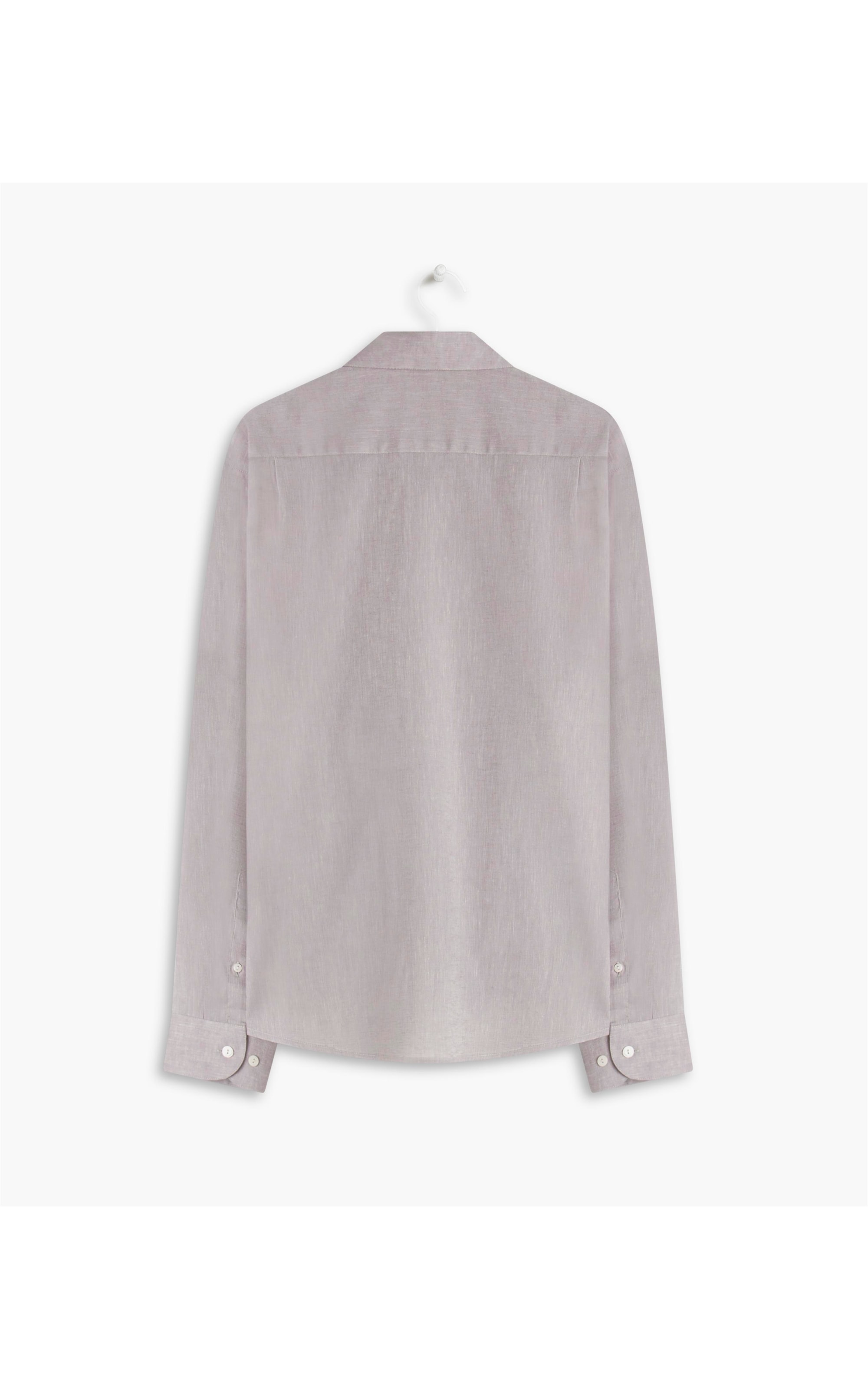 Camisa Linho  Cross Dye Michel Ml Prata