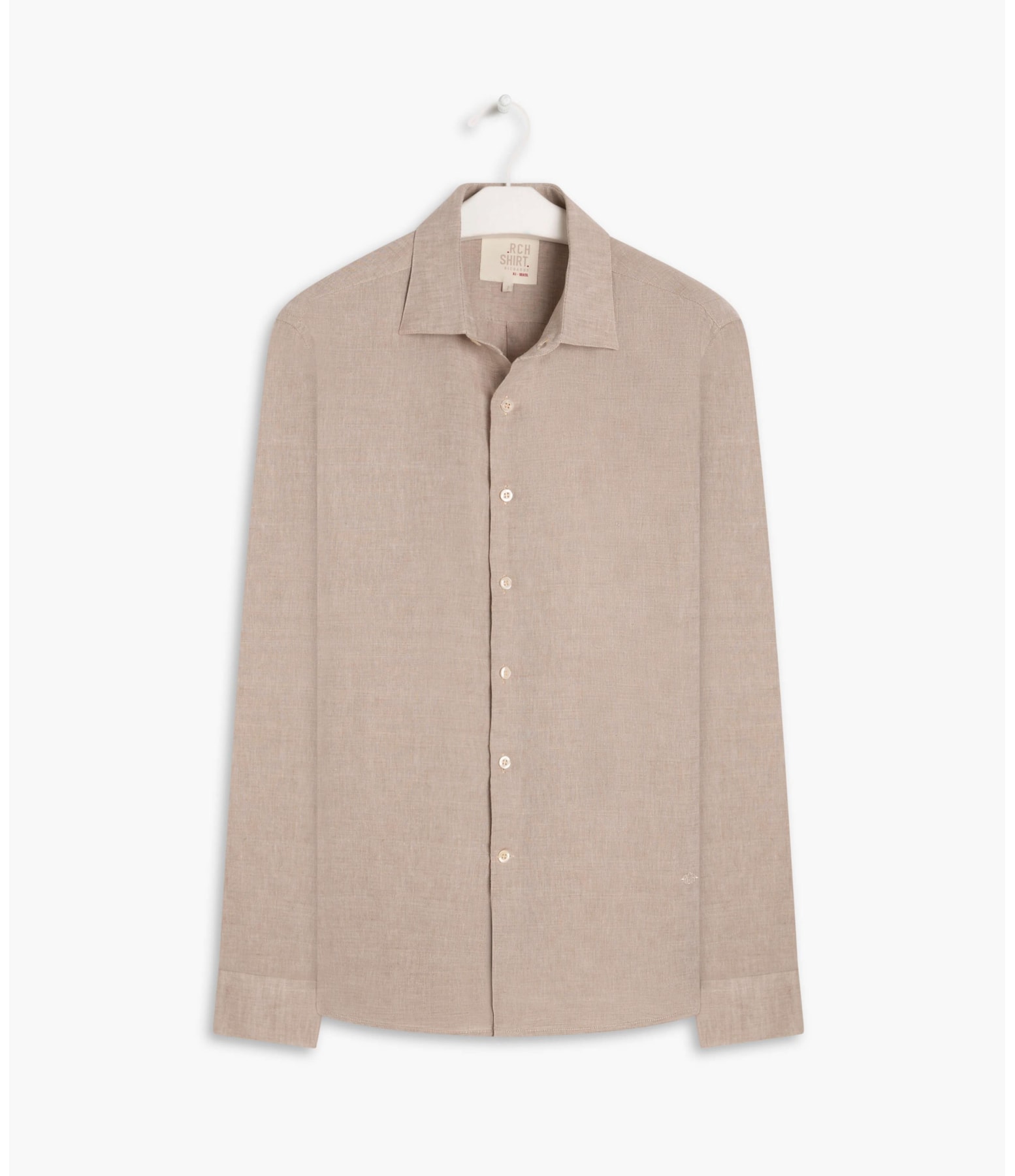 Camisa Linho  Cross Dye Natural
