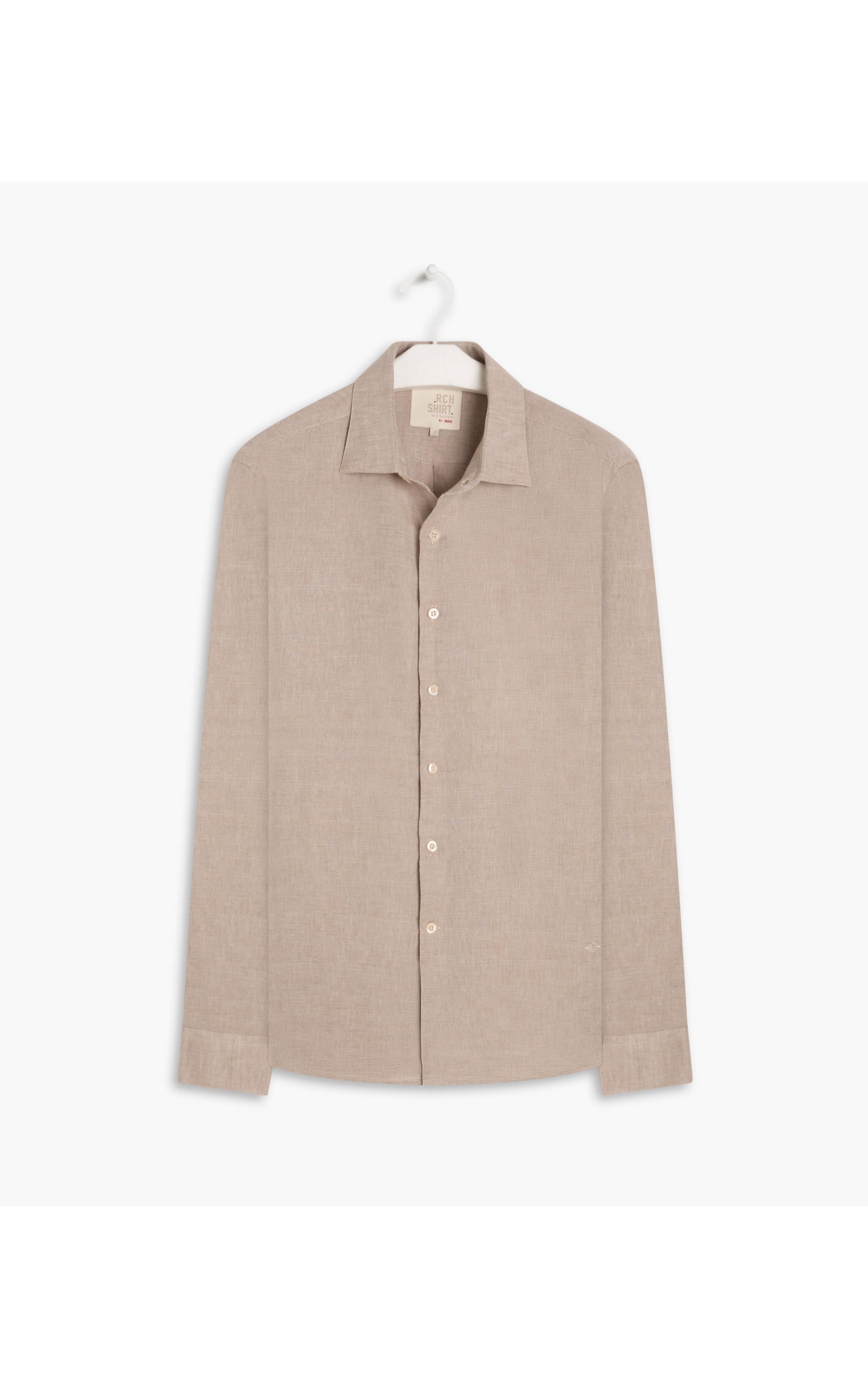 Camisa Linho  Cross Dye Natural