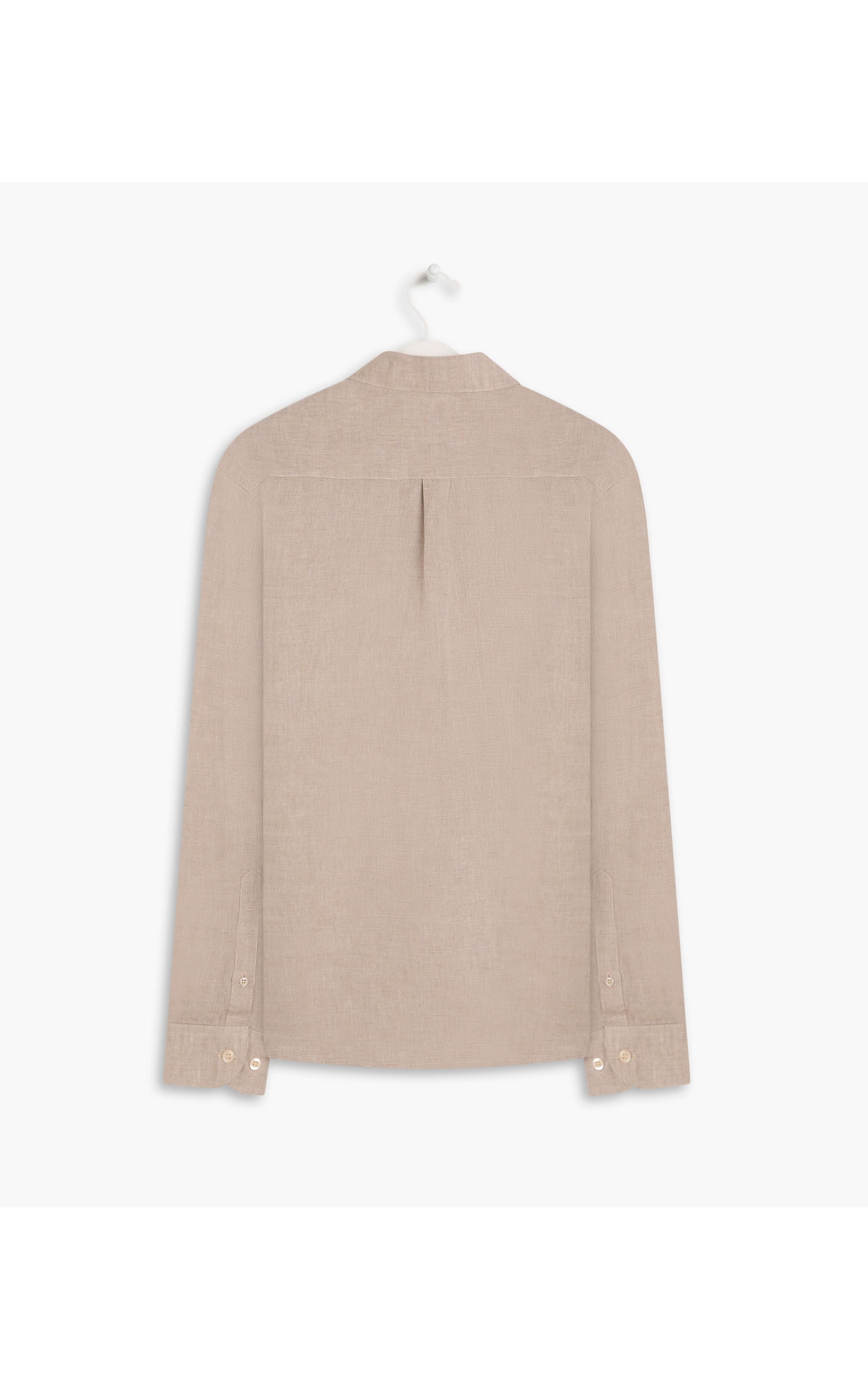 Camisa Linho  Cross Dye Natural