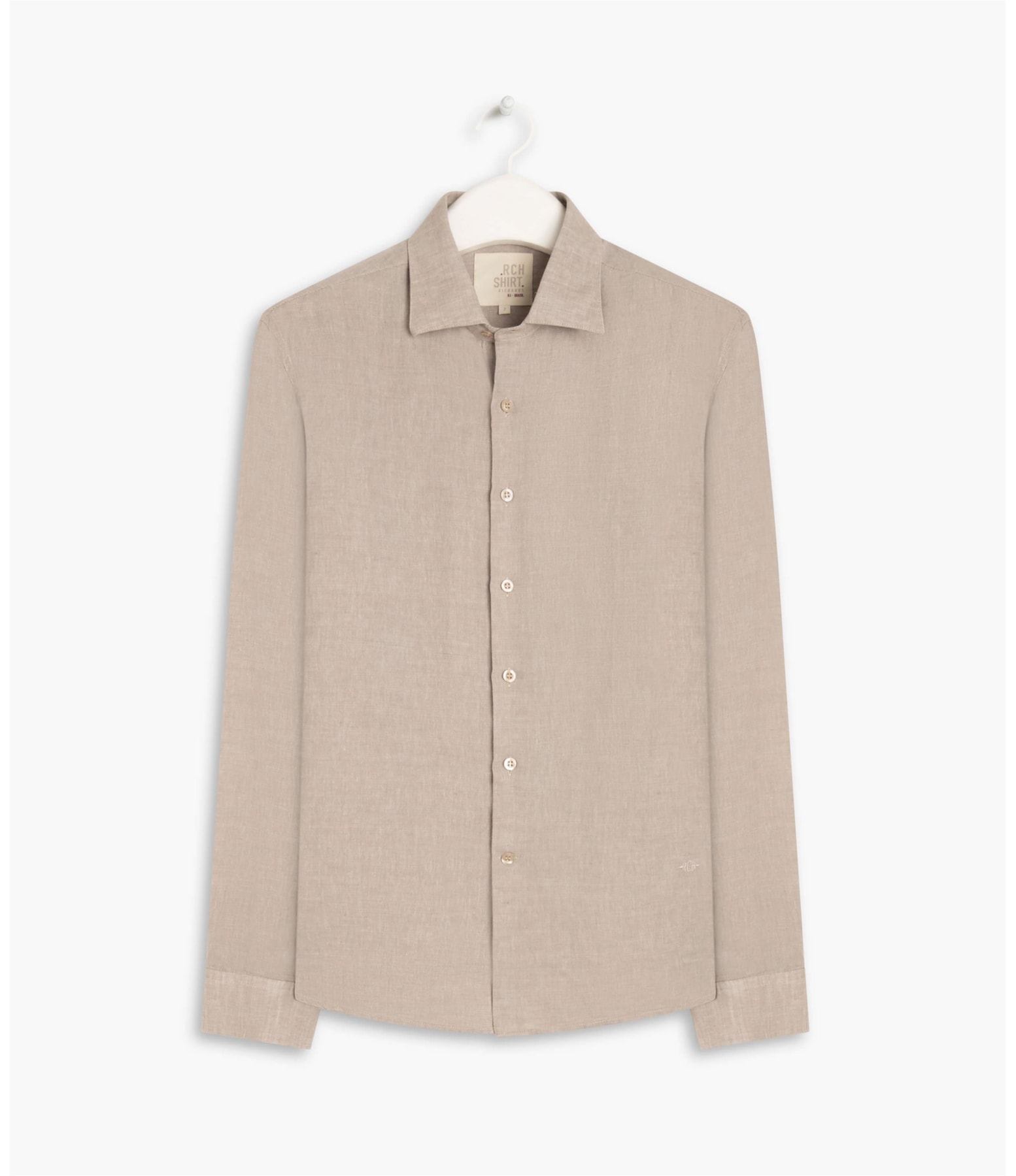 Camisa Linho  Cross Dye Natural