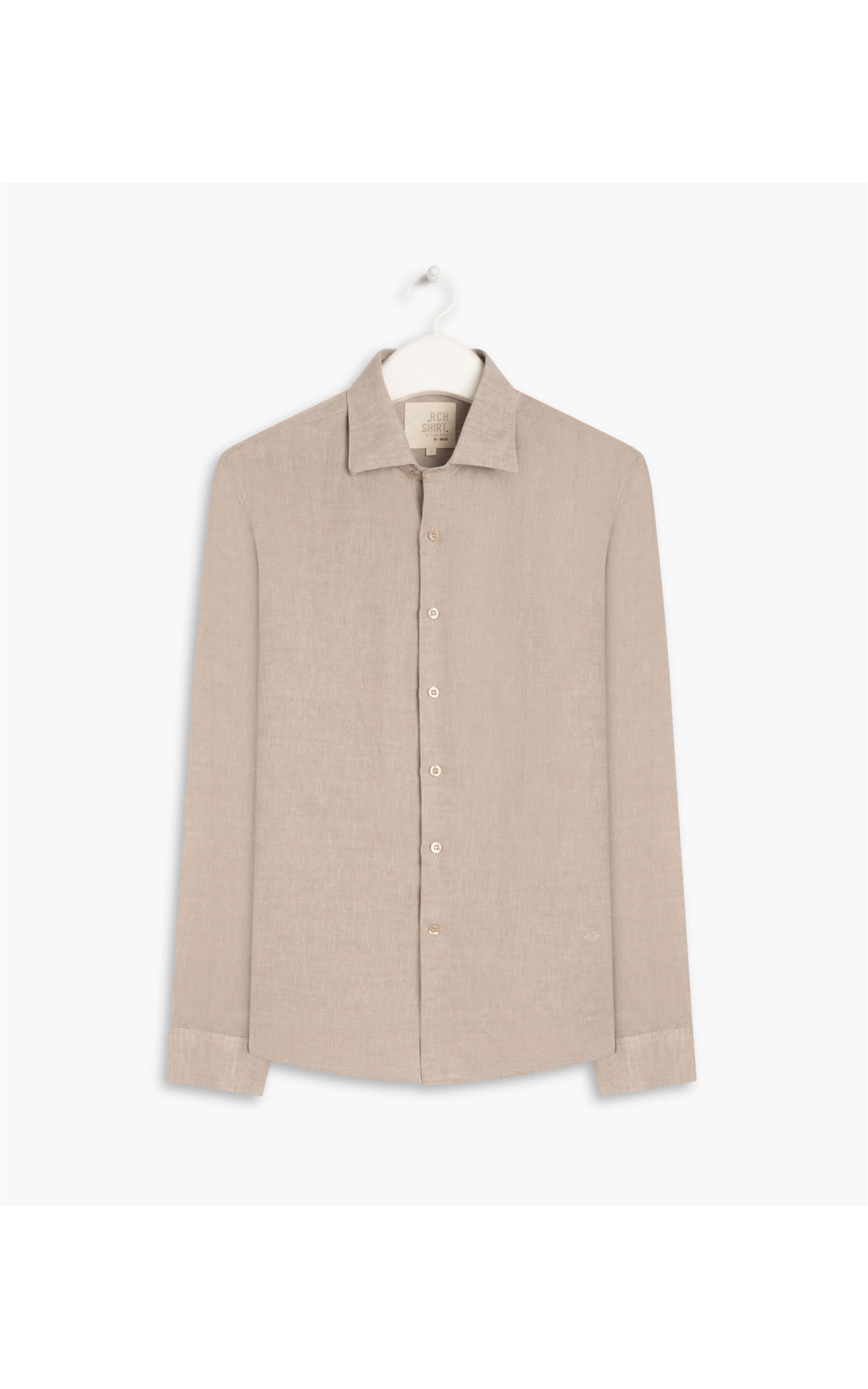 Camisa Linho  Cross Dye Natural
