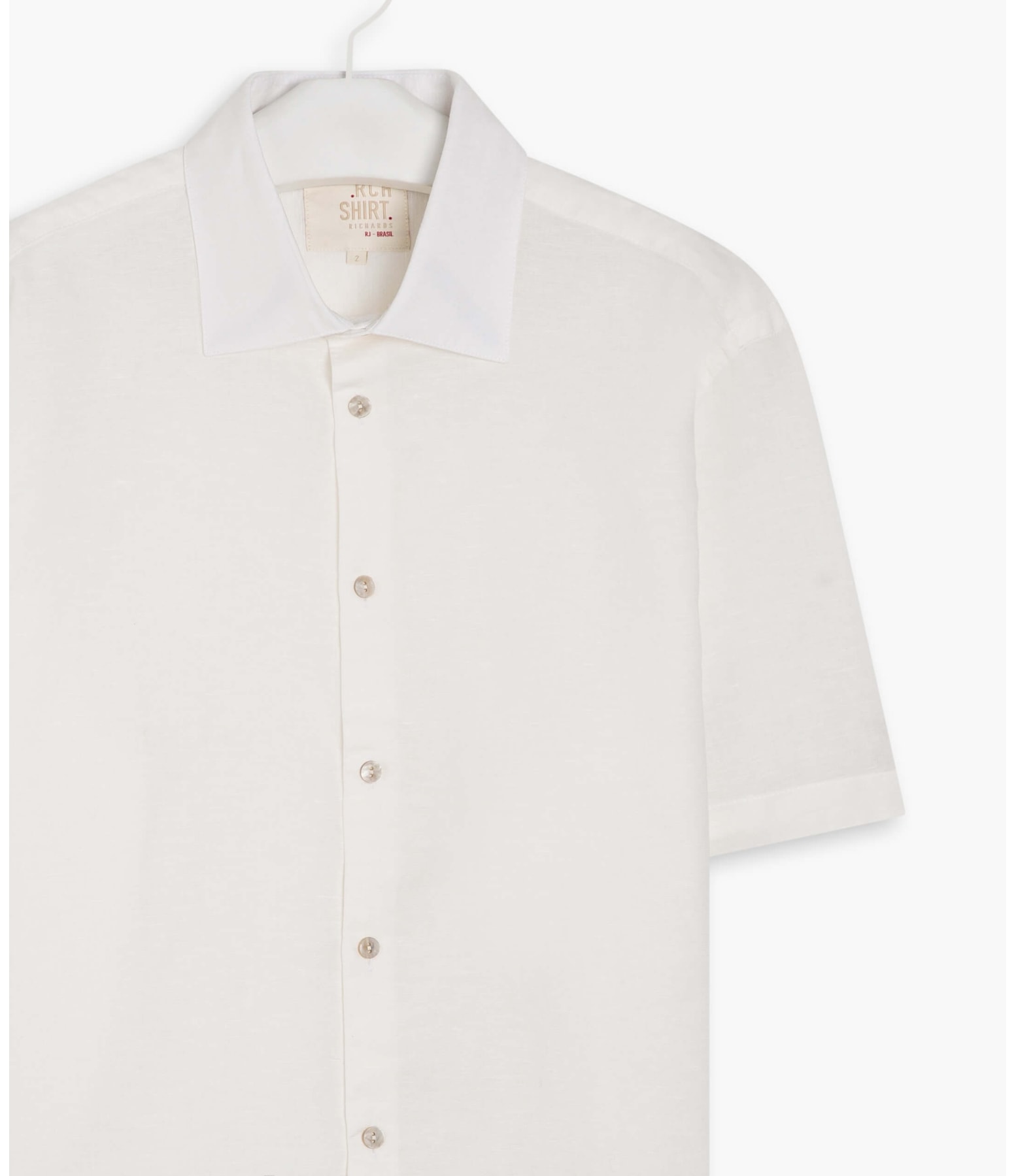 Camisa Linho  Cross Dye Natural