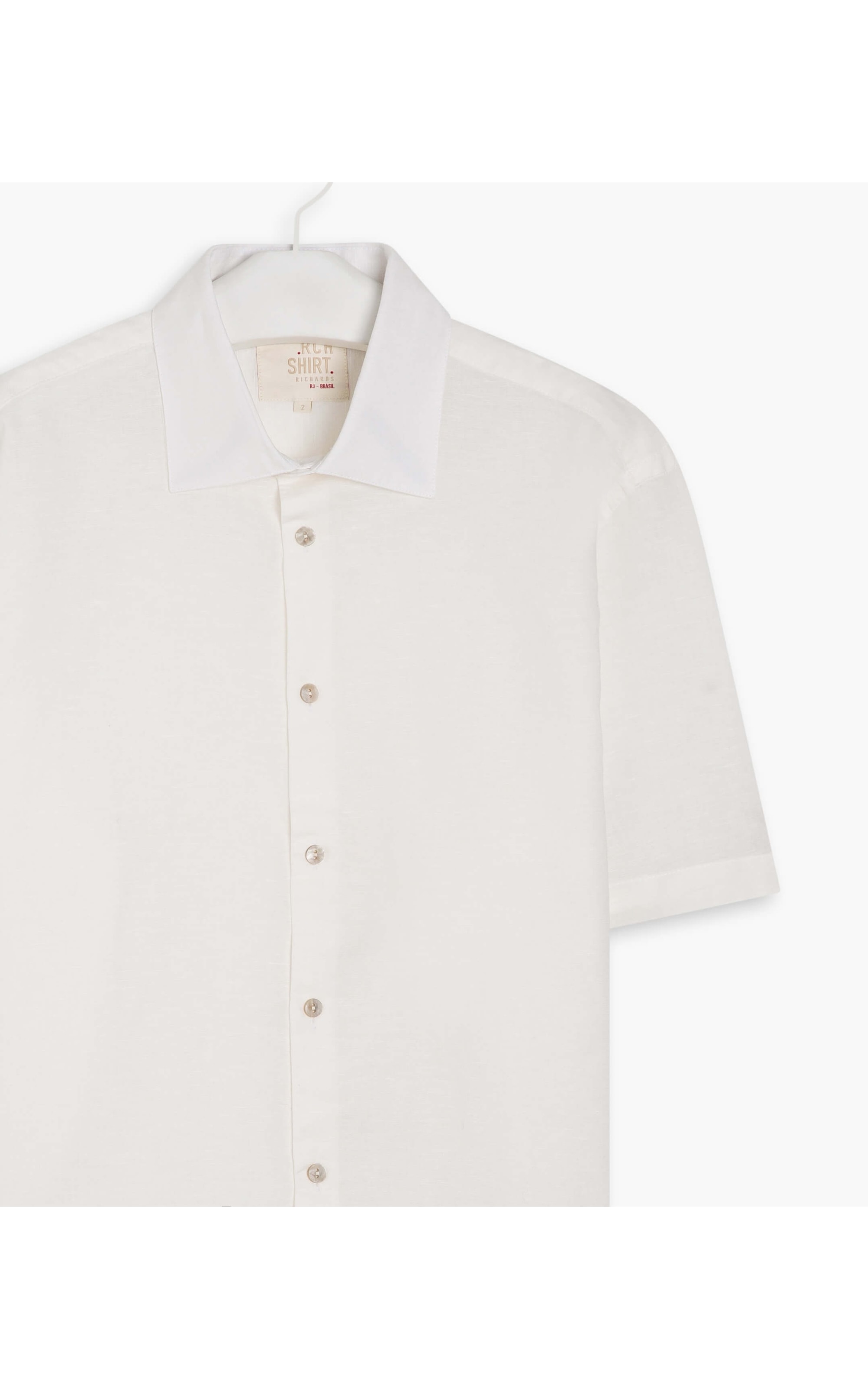 Camisa Linho  Cross Dye Natural