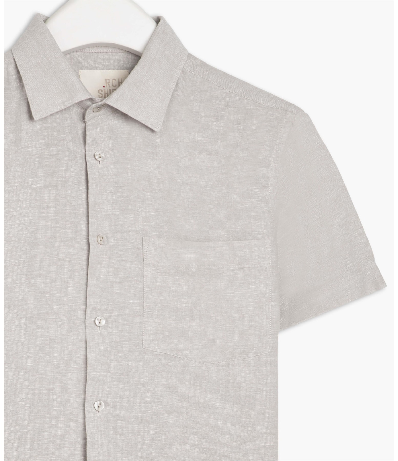 Camisa Linho  Cross Dye Natural