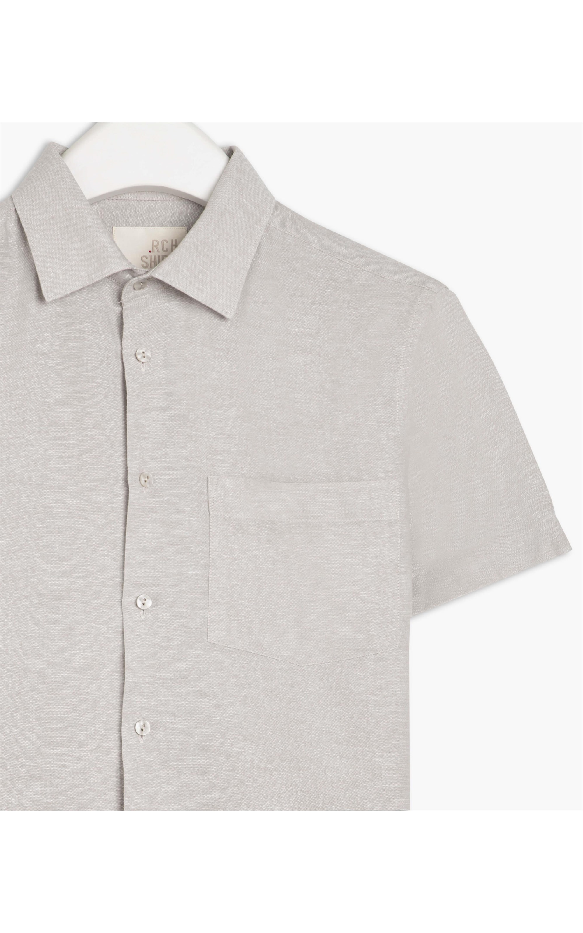 Camisa Linho  Cross Dye Natural