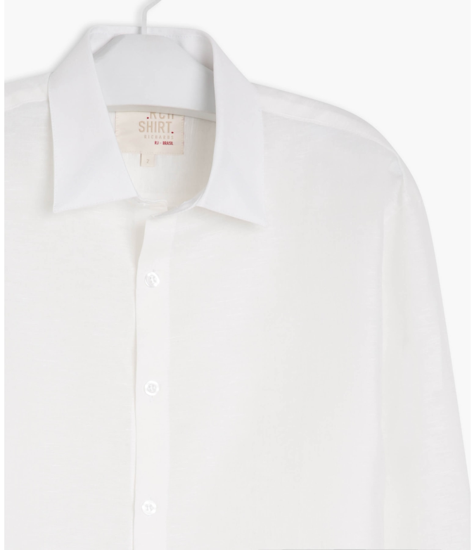 Camisa Linho  Cross Dye Natural
