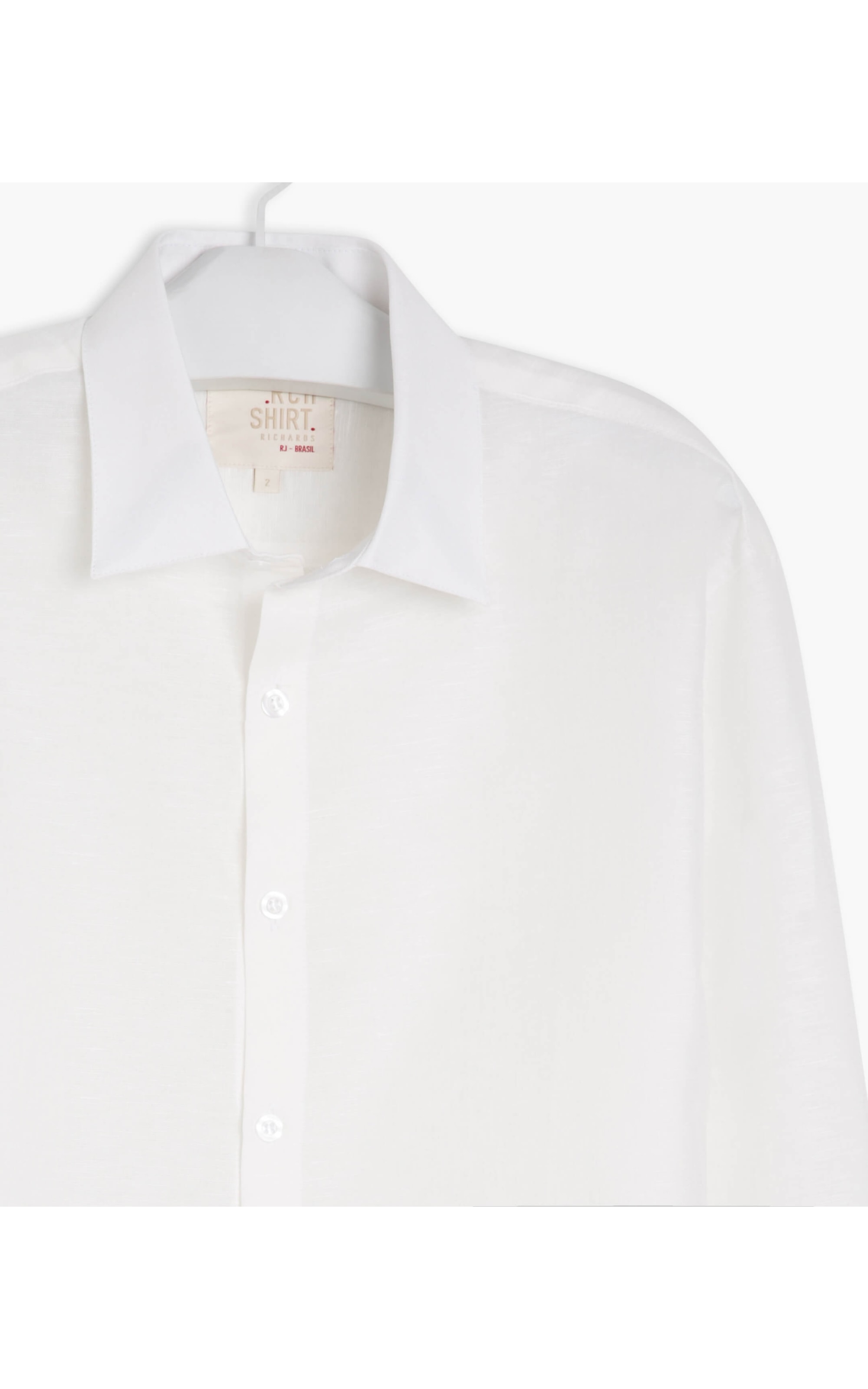 Camisa Linho  Cross Dye Natural