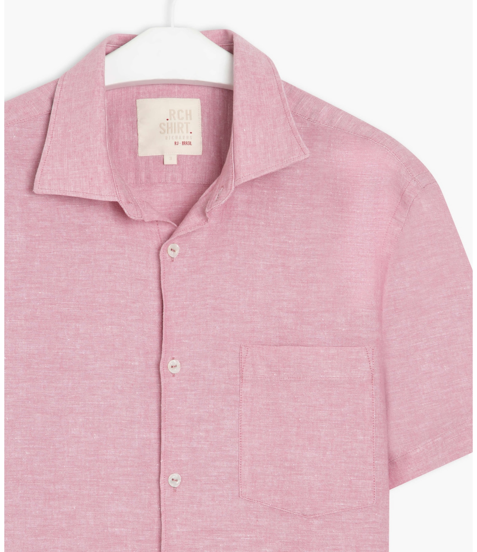 Camisa Linho  Cross Dye Ouro Velho