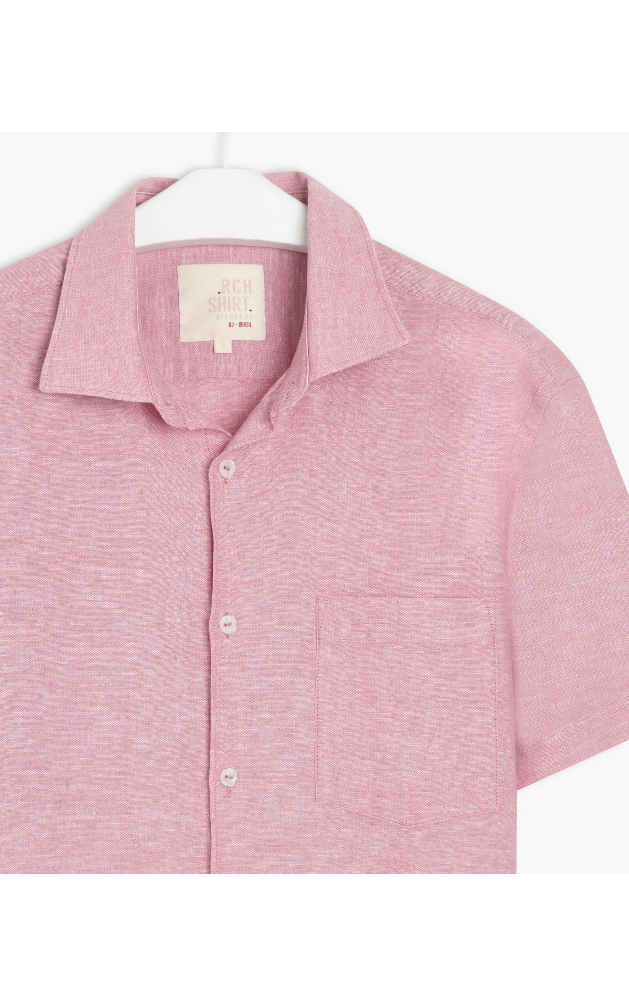 Camisa Linho  Cross Dye Ouro Velho
