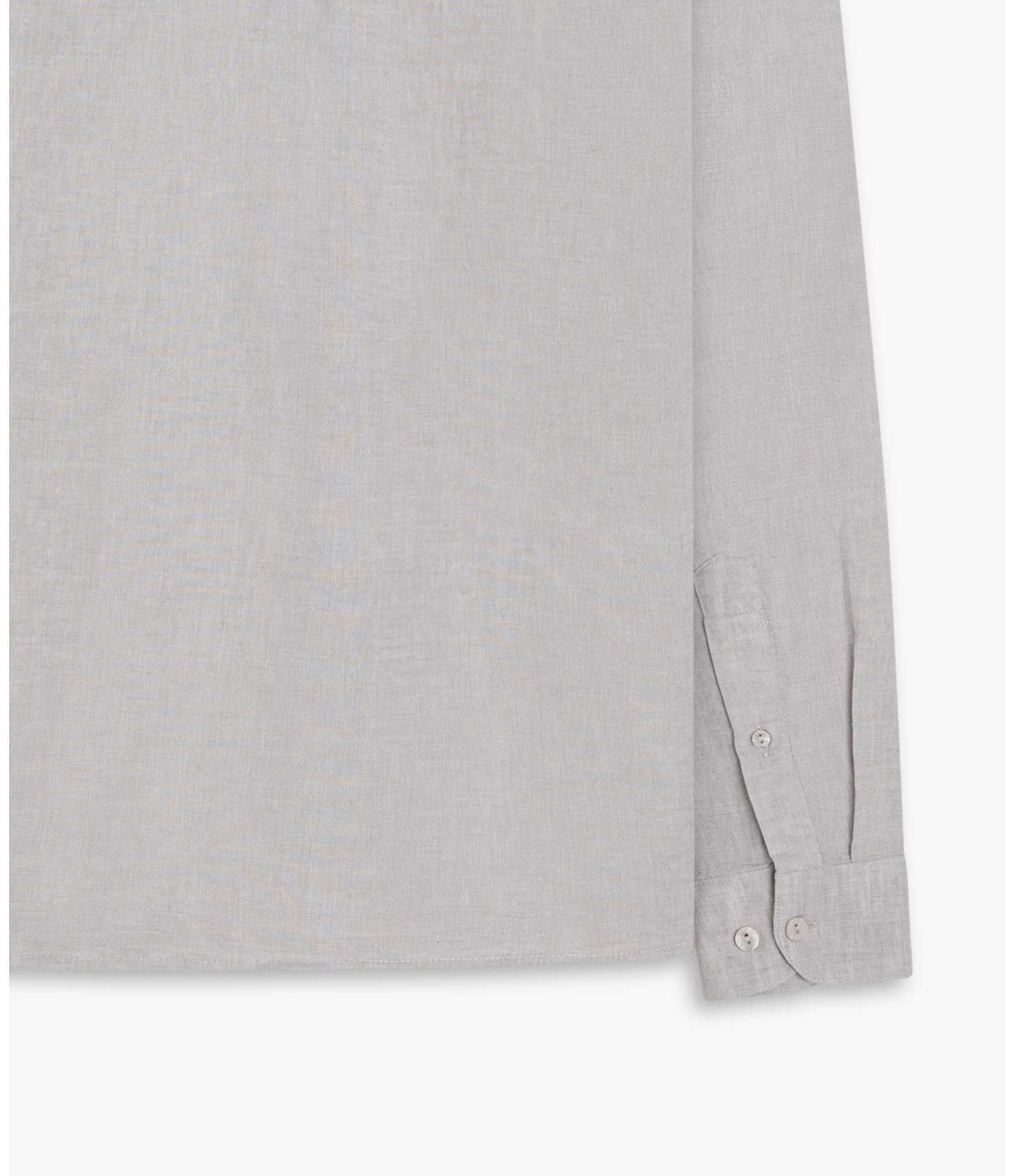 Camisa Linho  Cross Dye Prata