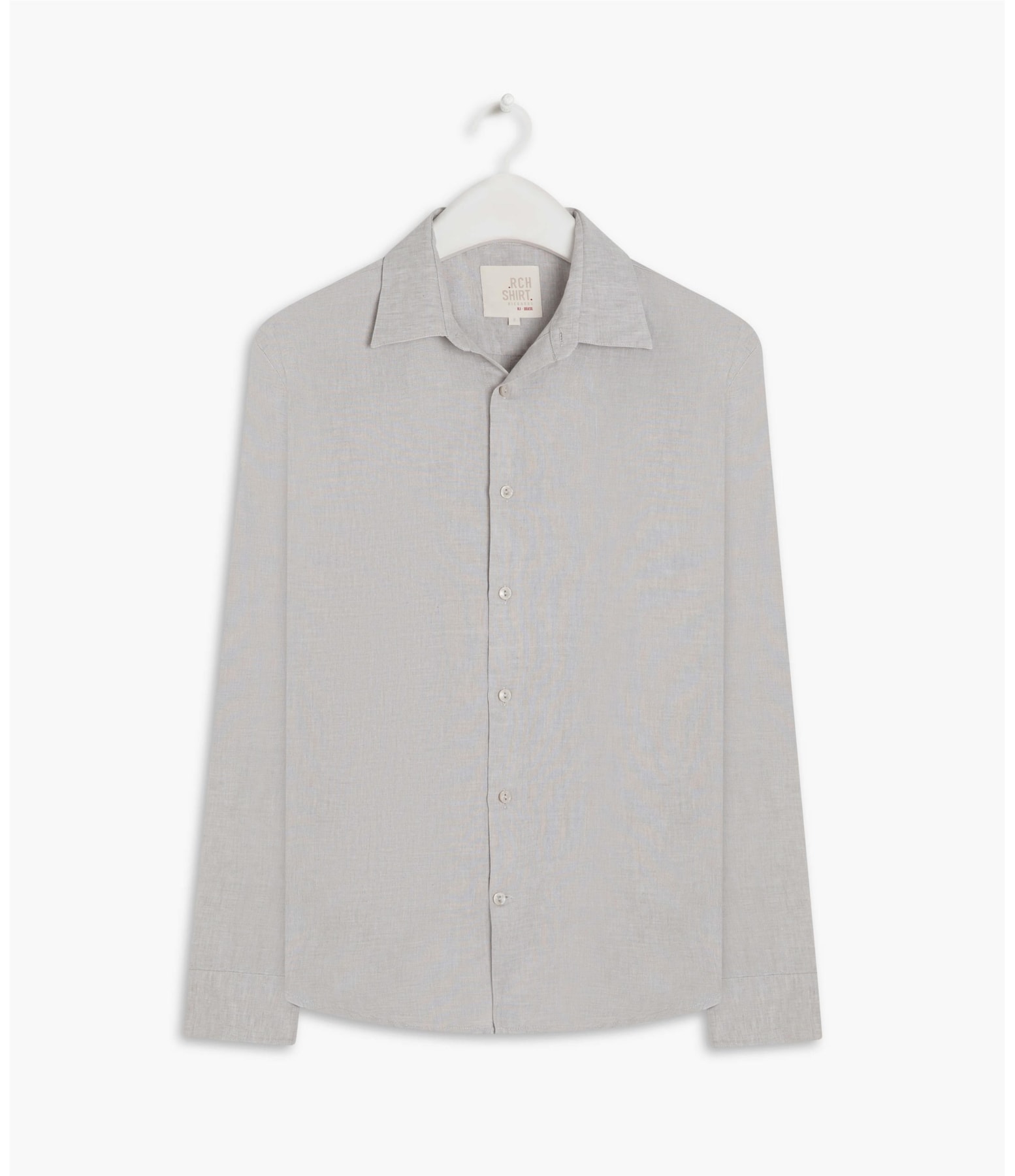 Camisa Linho  Cross Dye Prata