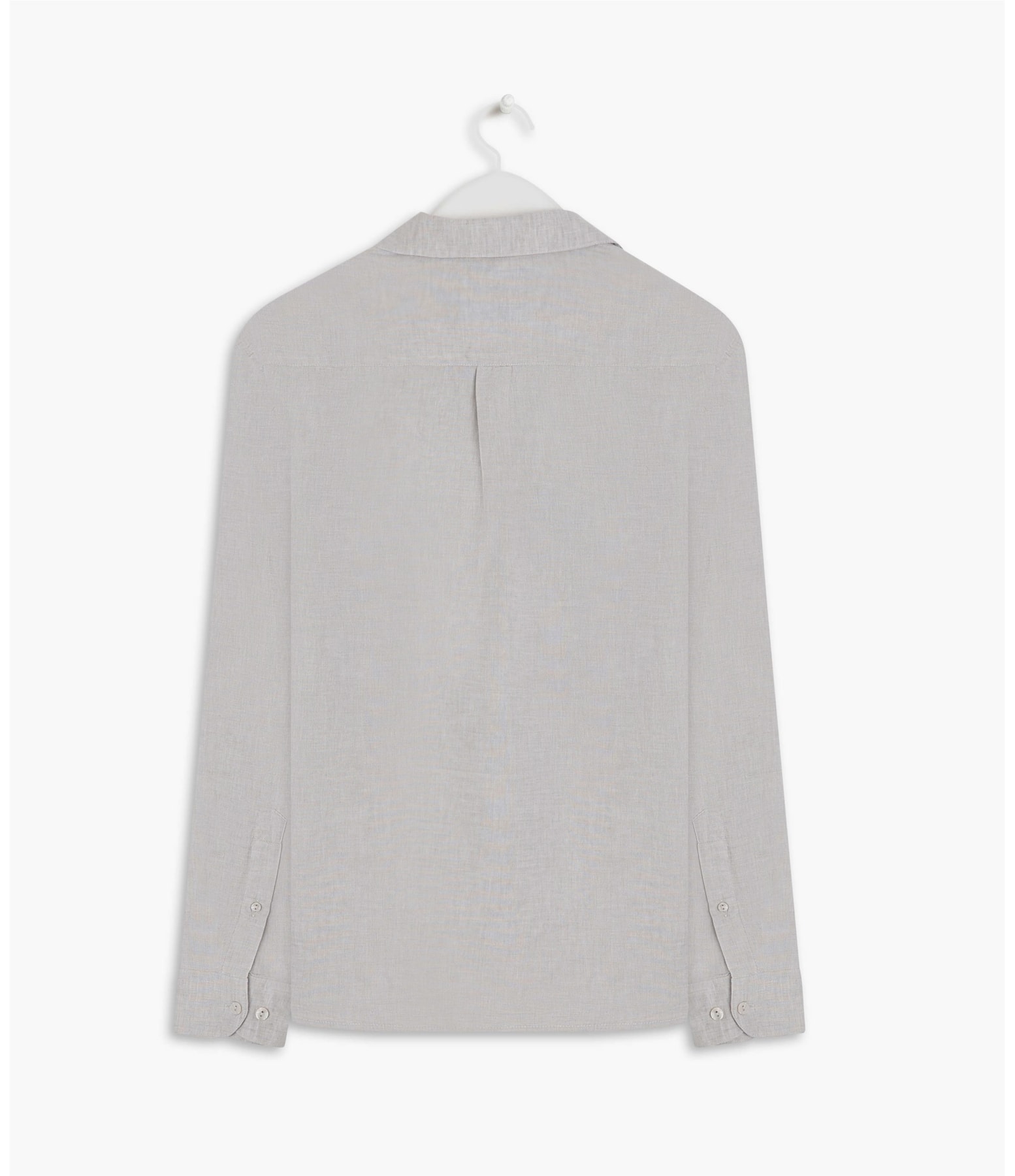 Camisa Linho  Cross Dye Prata