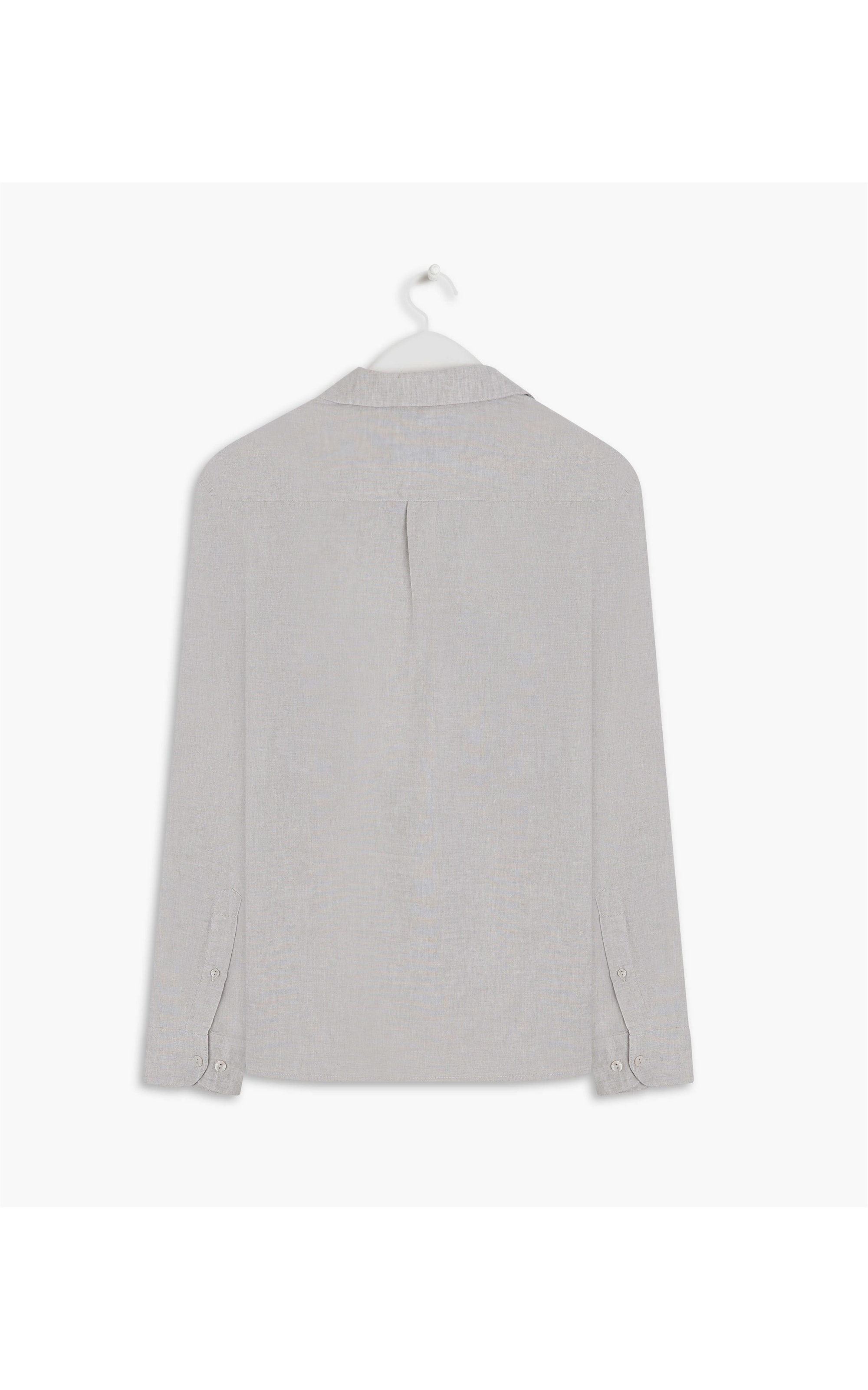 Camisa Linho  Cross Dye Prata