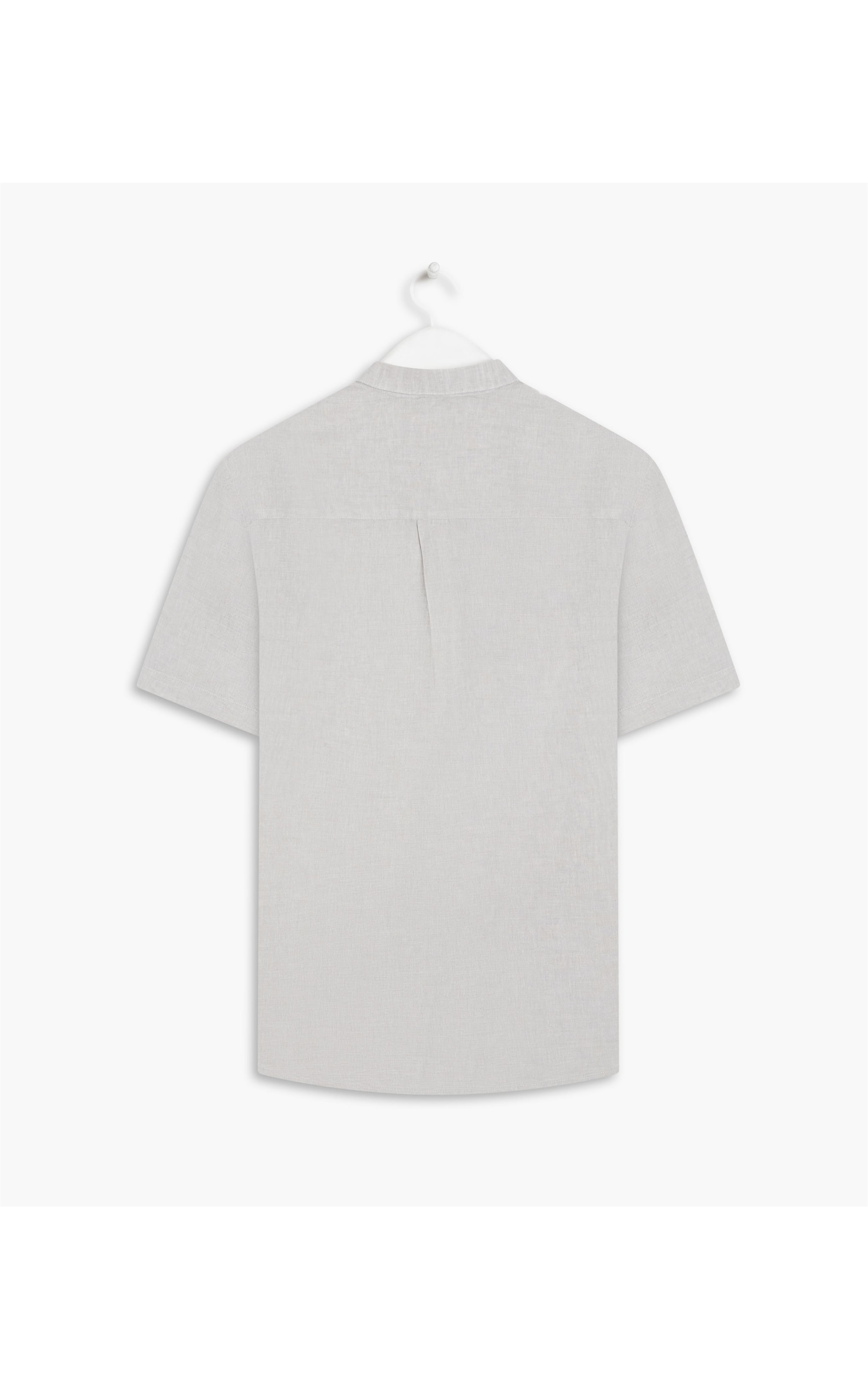 Camisa Linho  Cross Dye Prata