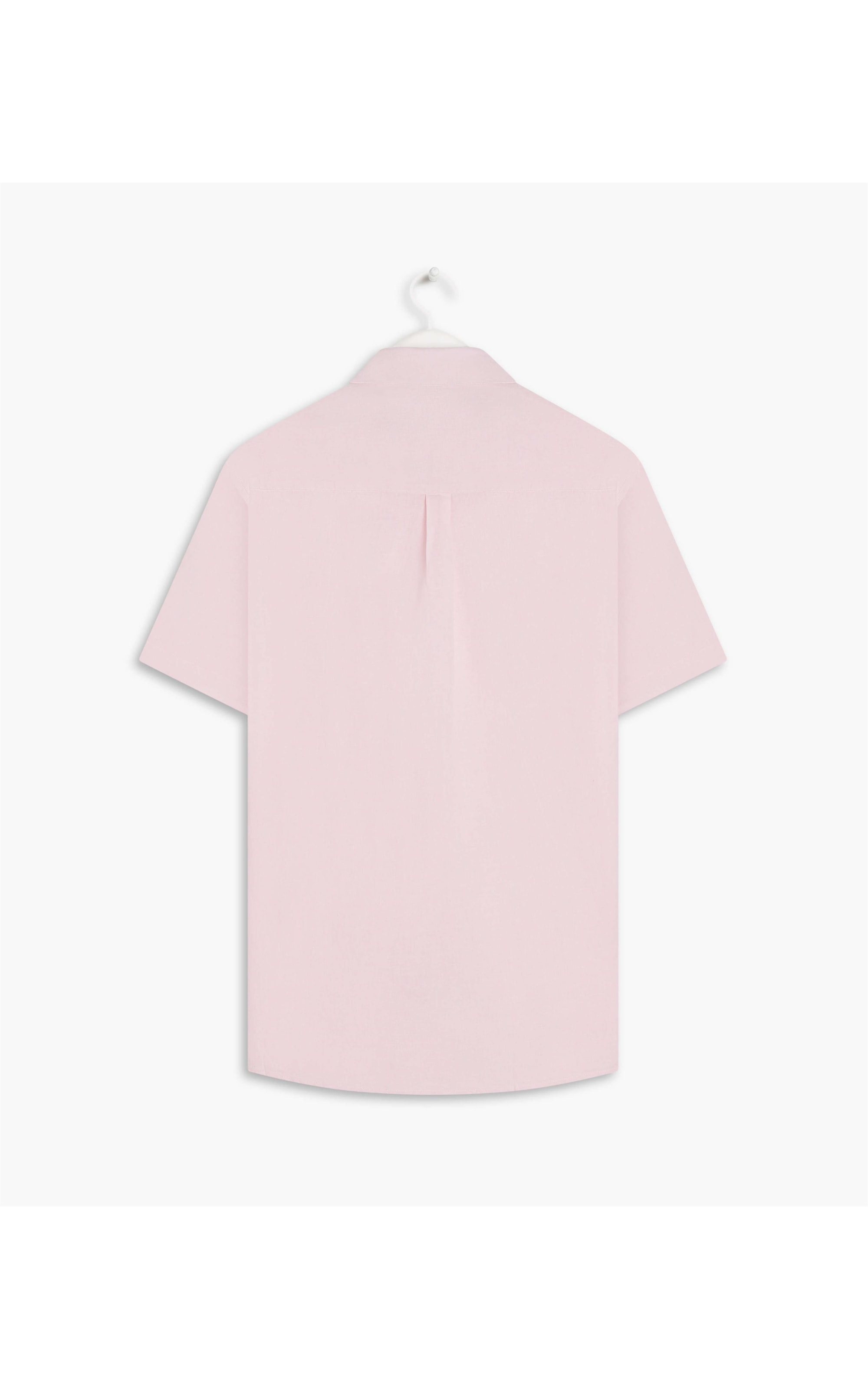 Camisa Linho  Cross Dye Rosa