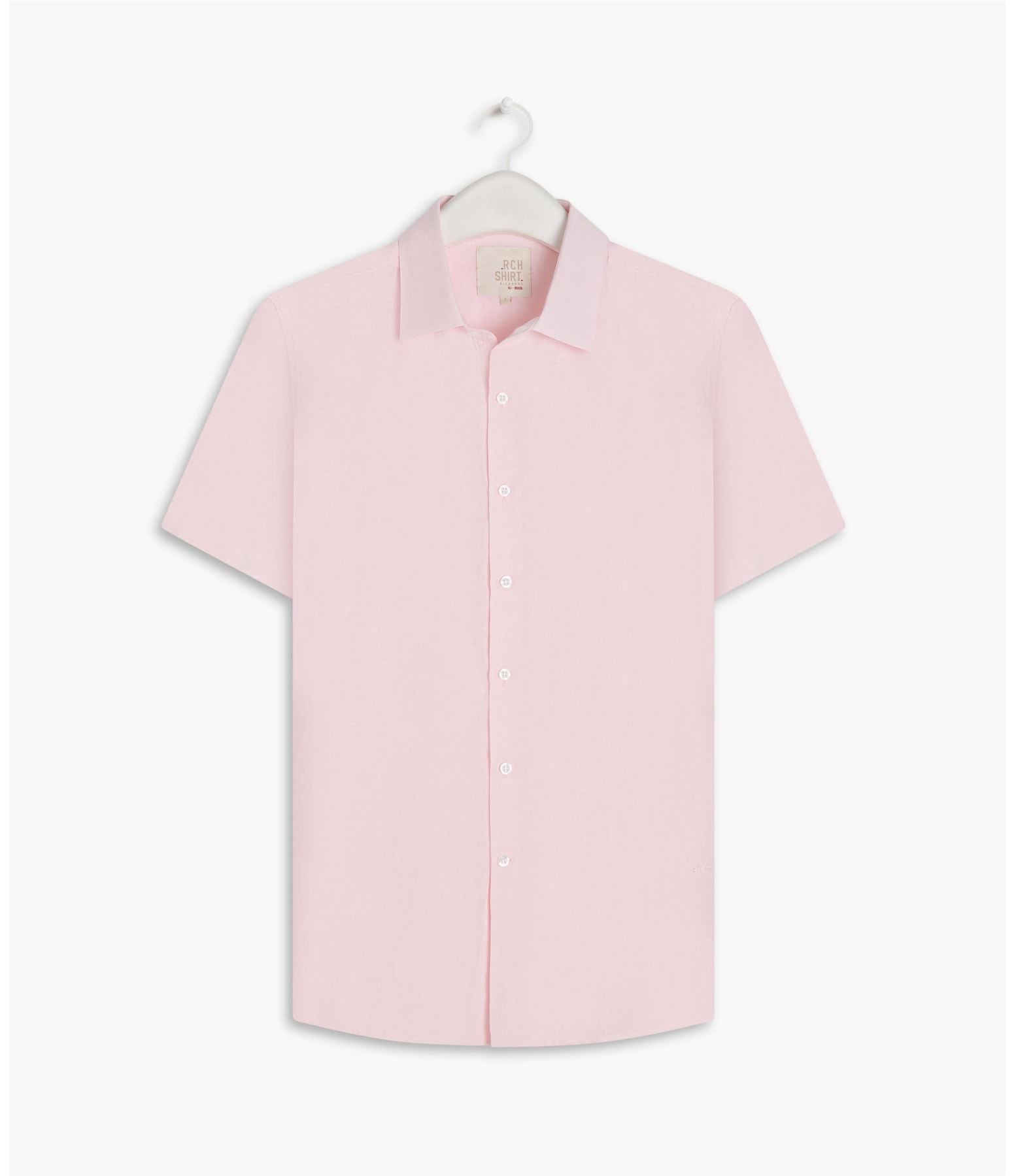 Camisa Linho  Cross Dye Rosa