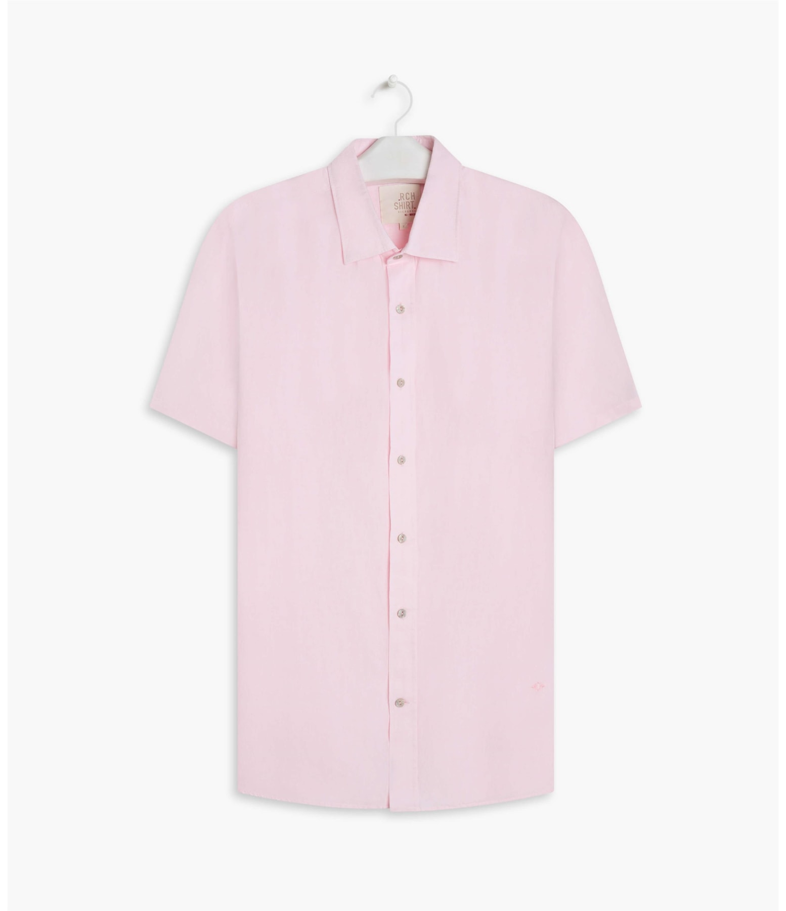 Camisa Linho  Cross Dye Rosa