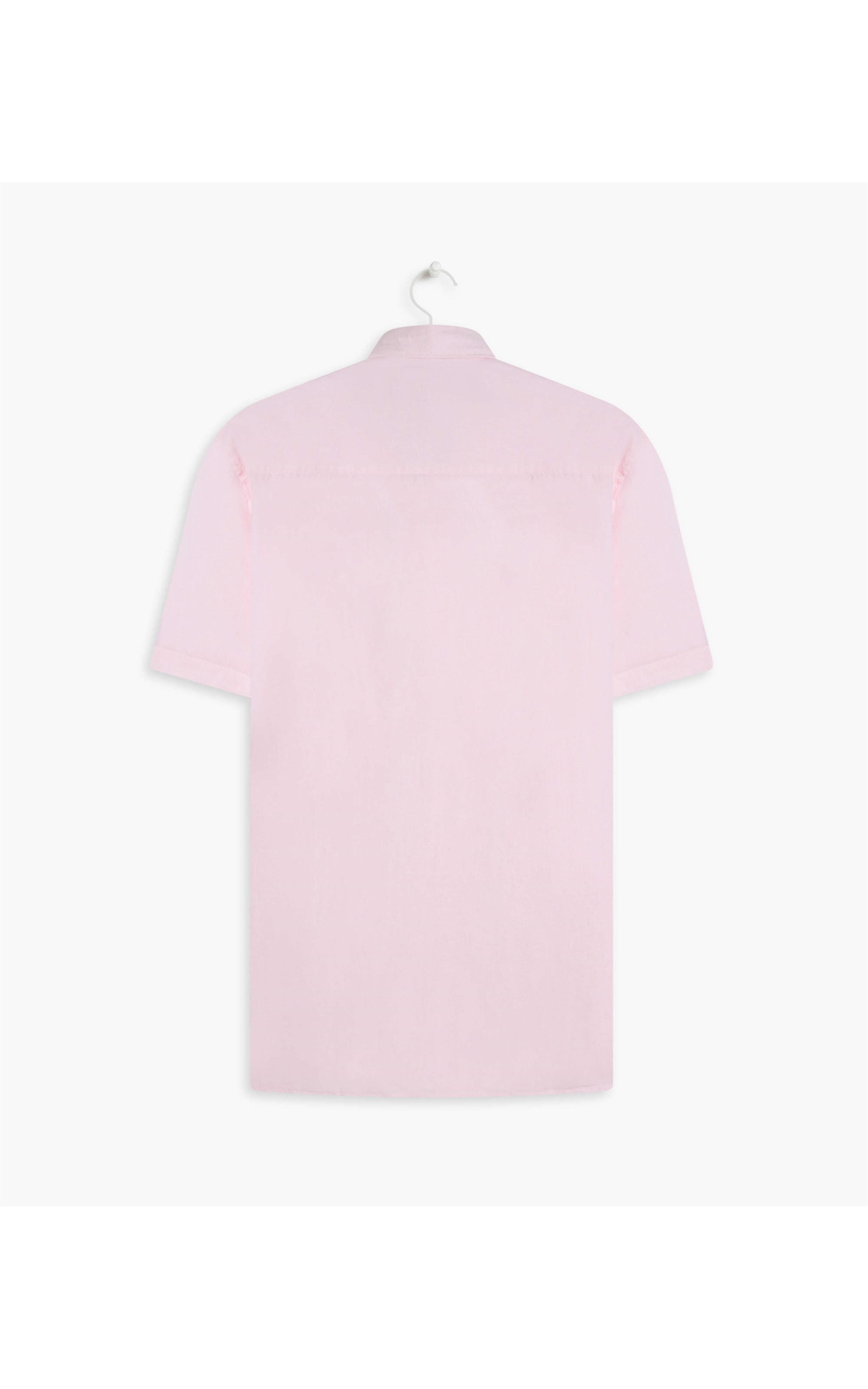 Camisa Linho  Cross Dye Rosa