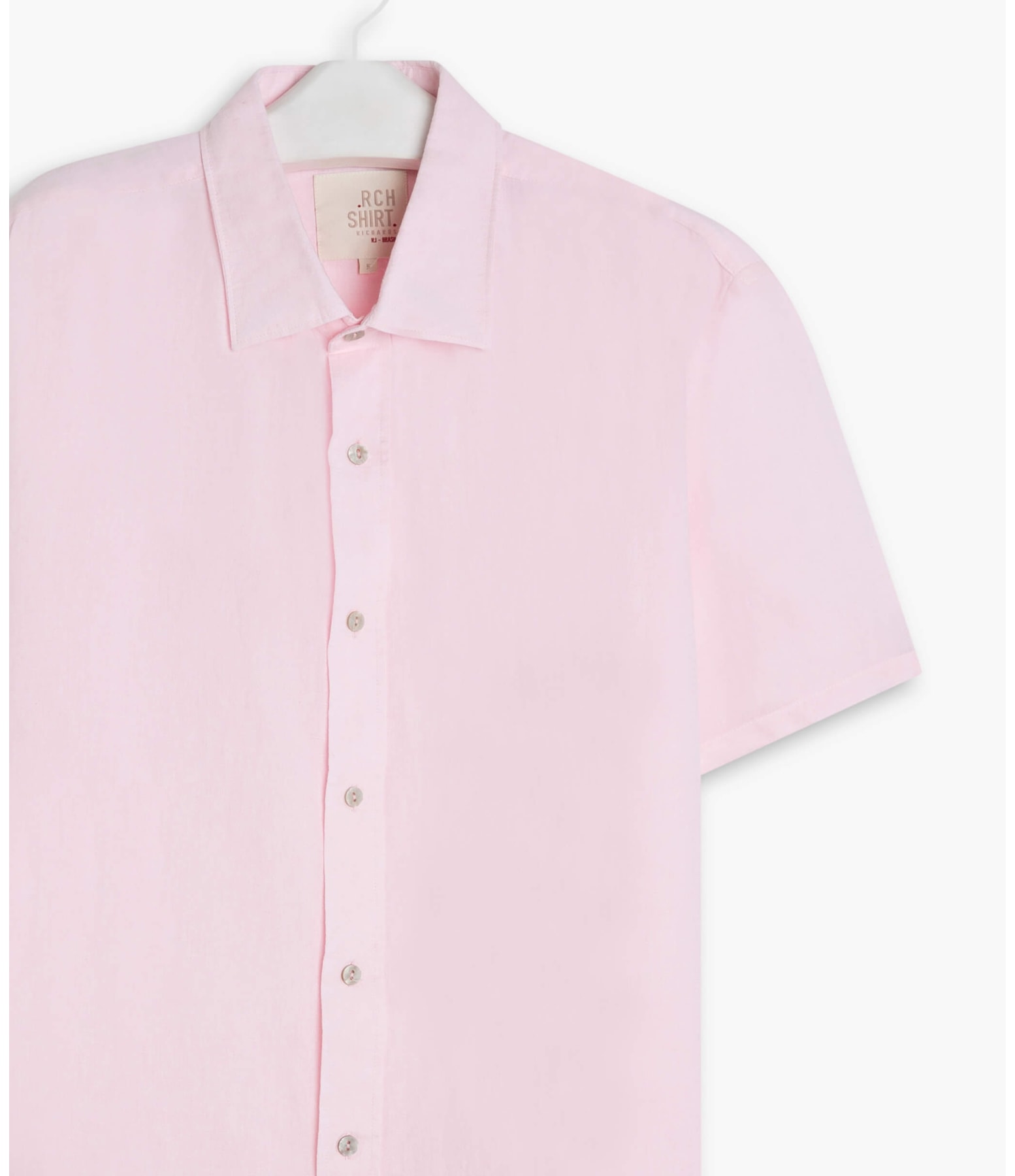 Camisa Linho  Cross Dye Rosa