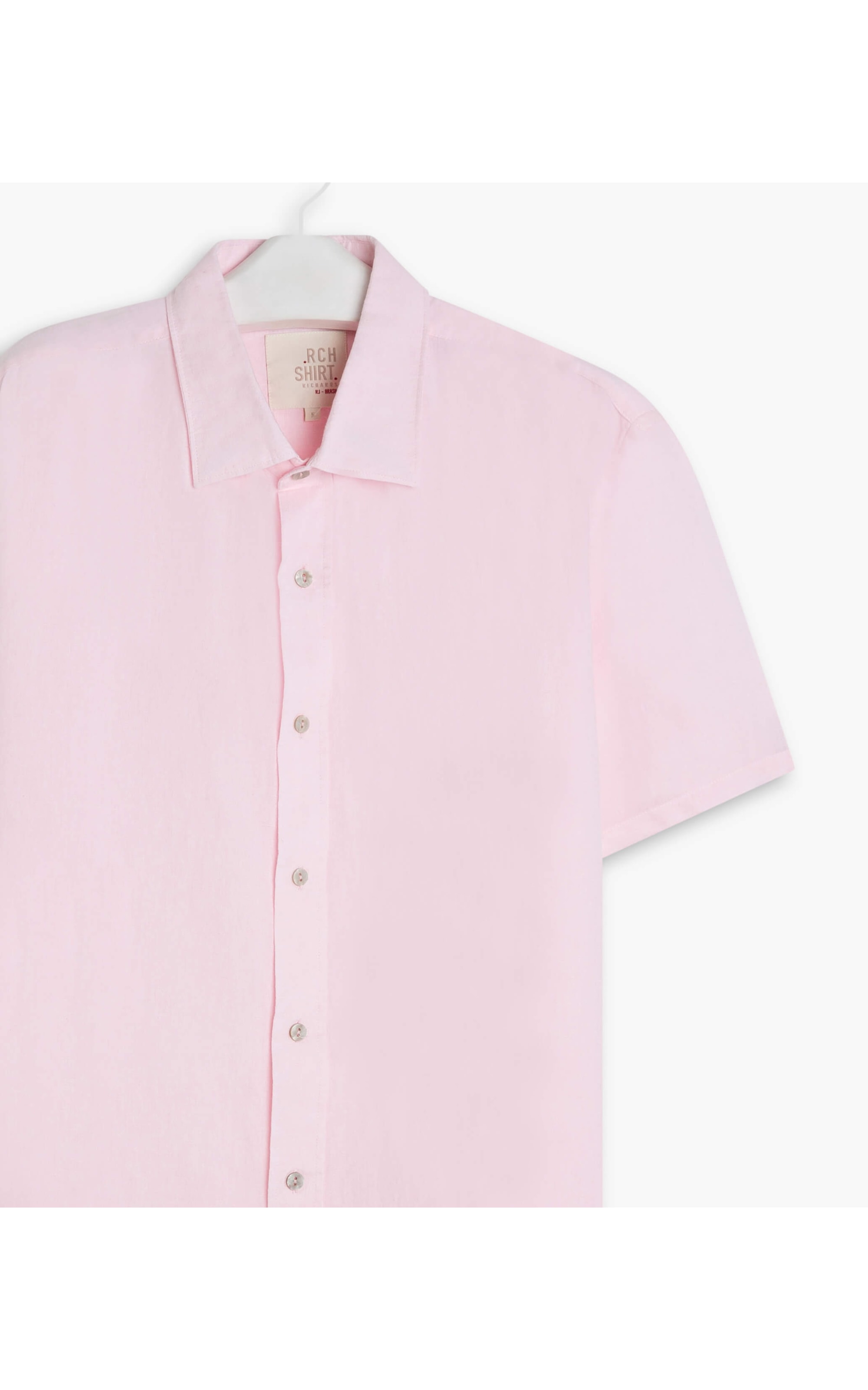 Camisa Linho  Cross Dye Rosa