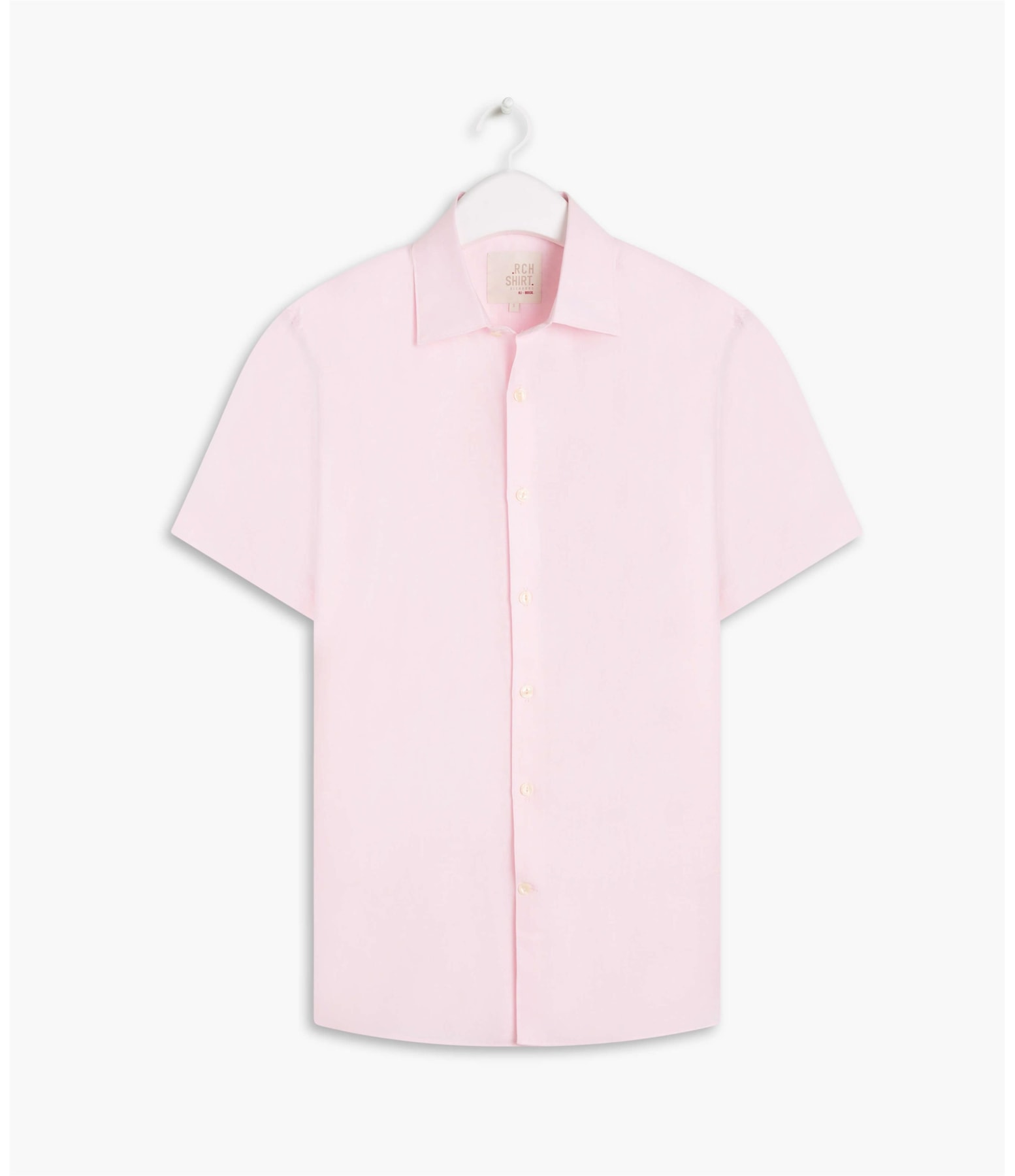Camisa Linho  Cross Dye Rosa