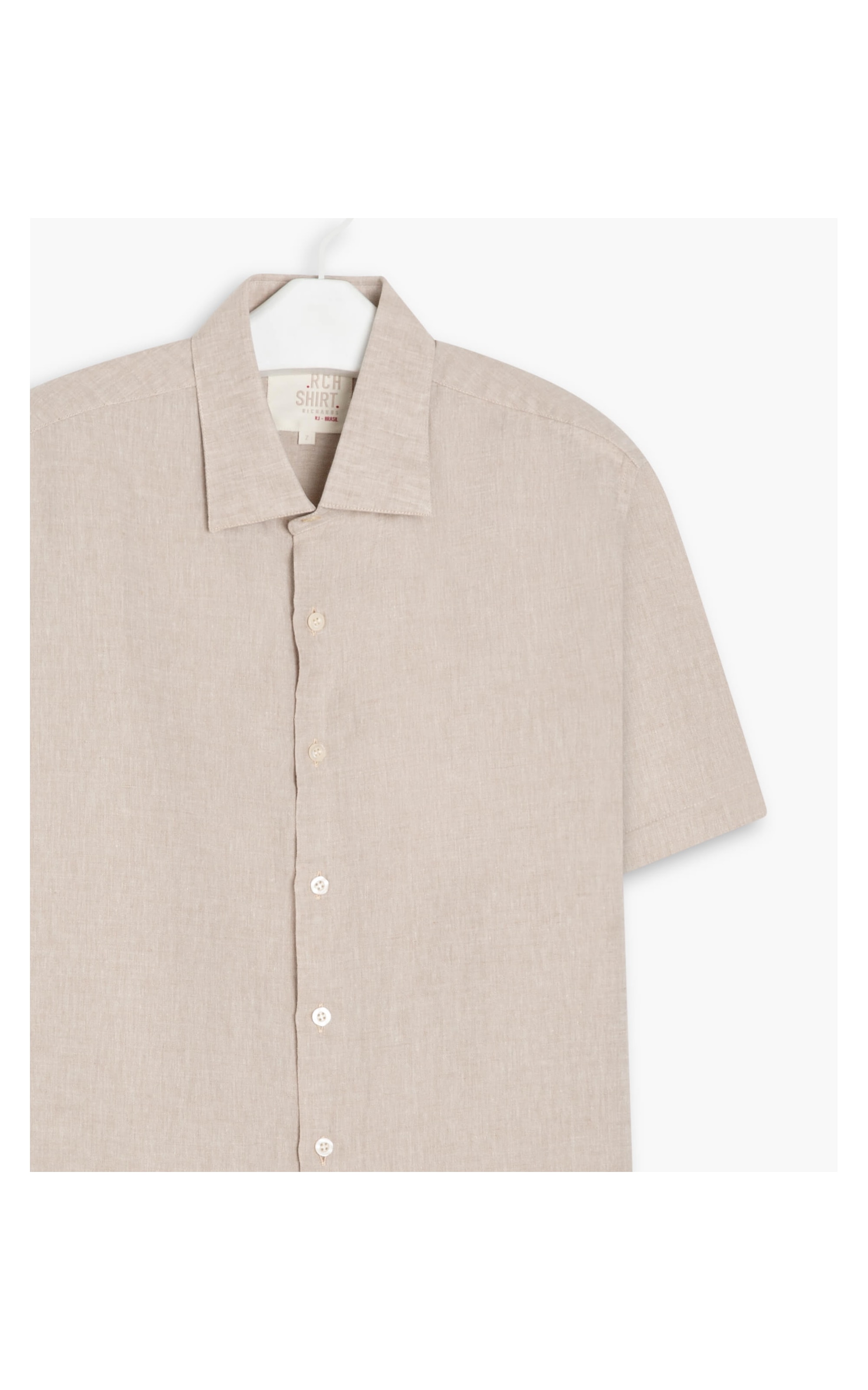 Camisa Linho  Cross Natural