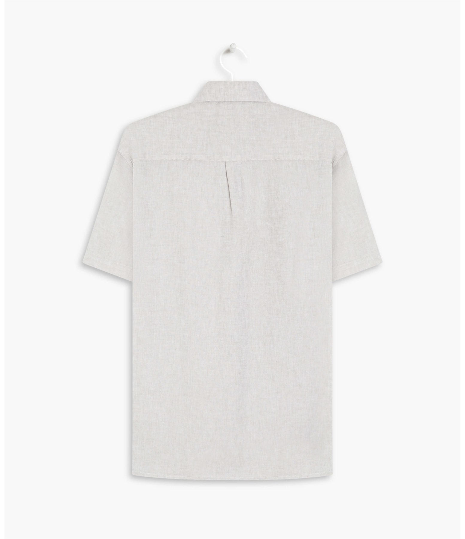 Camisa Linho  Cross Silver Gray