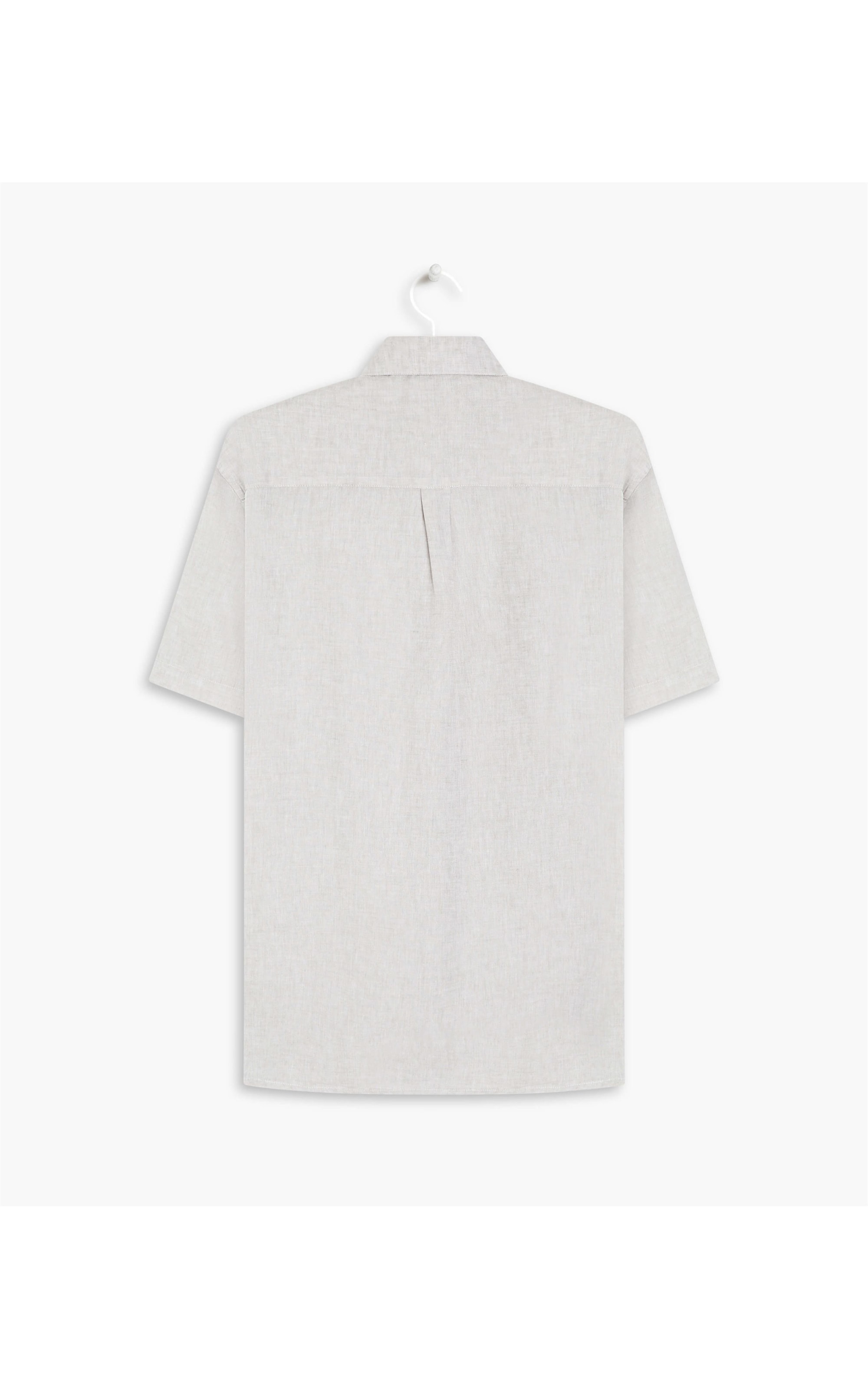 Camisa Linho  Cross Silver Gray