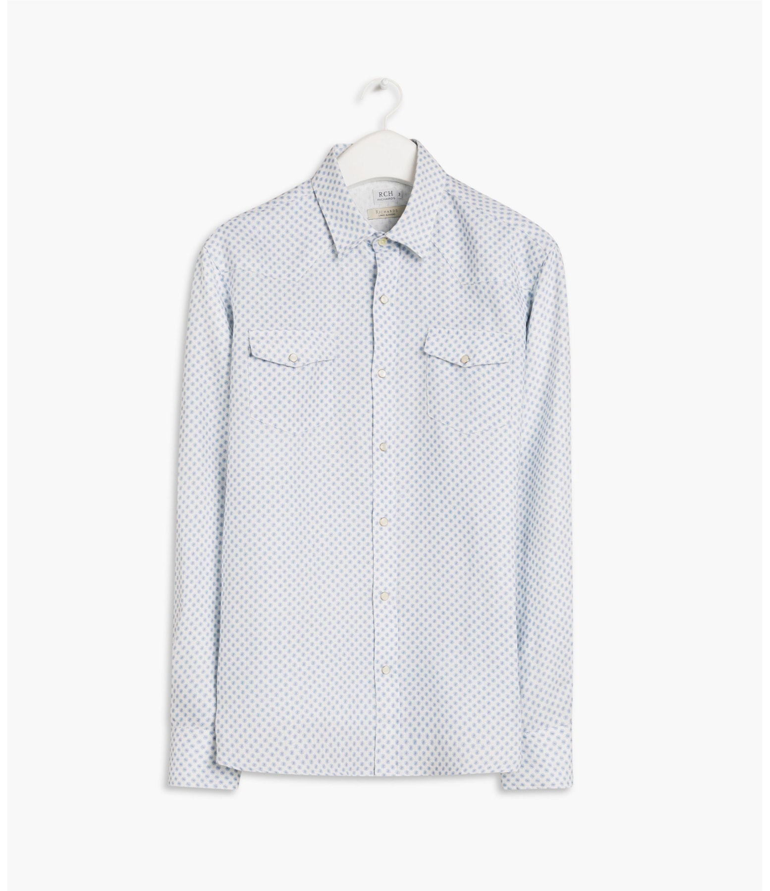 Camisa Linho  Daisy Azul