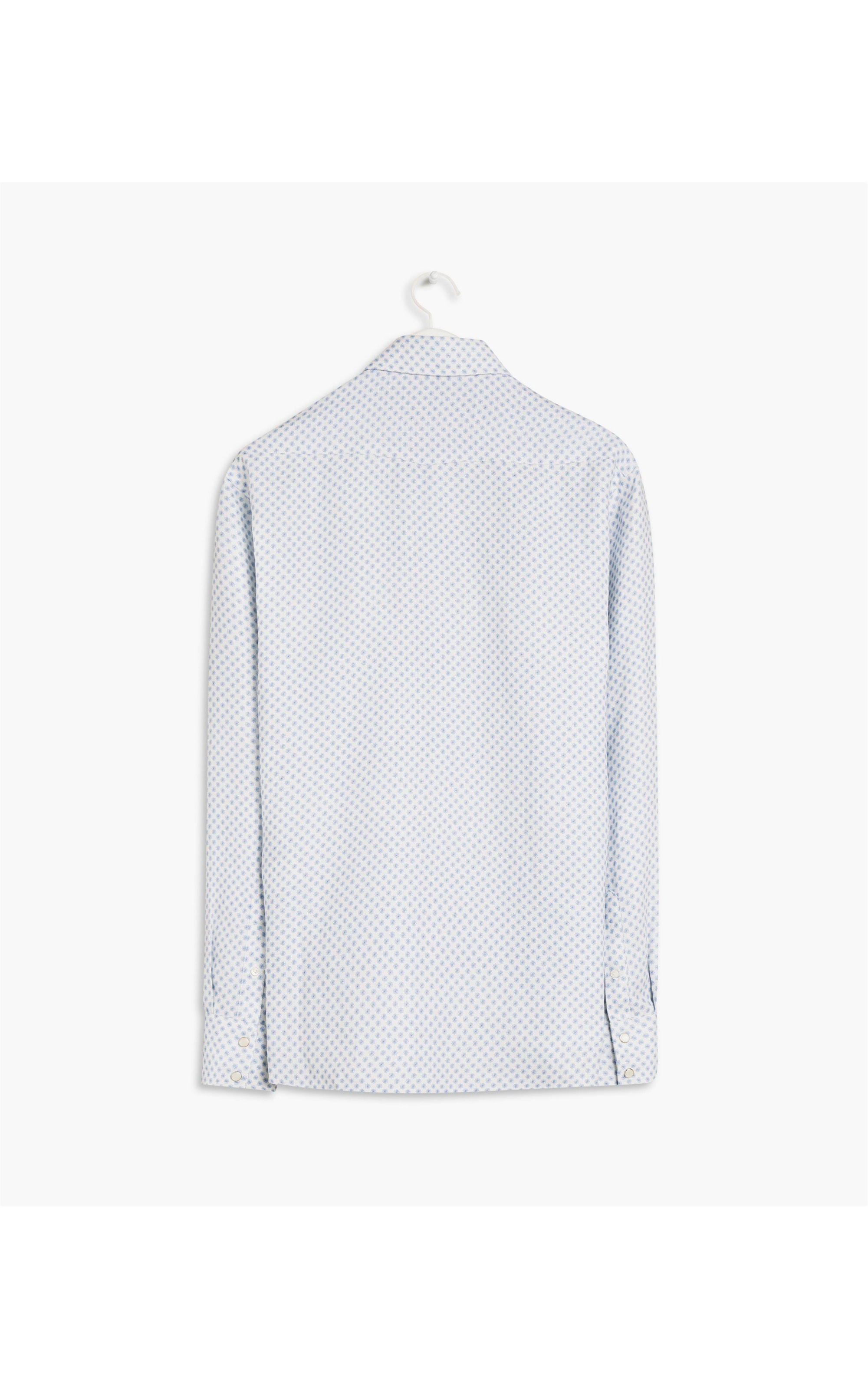 Camisa Linho  Daisy Azul