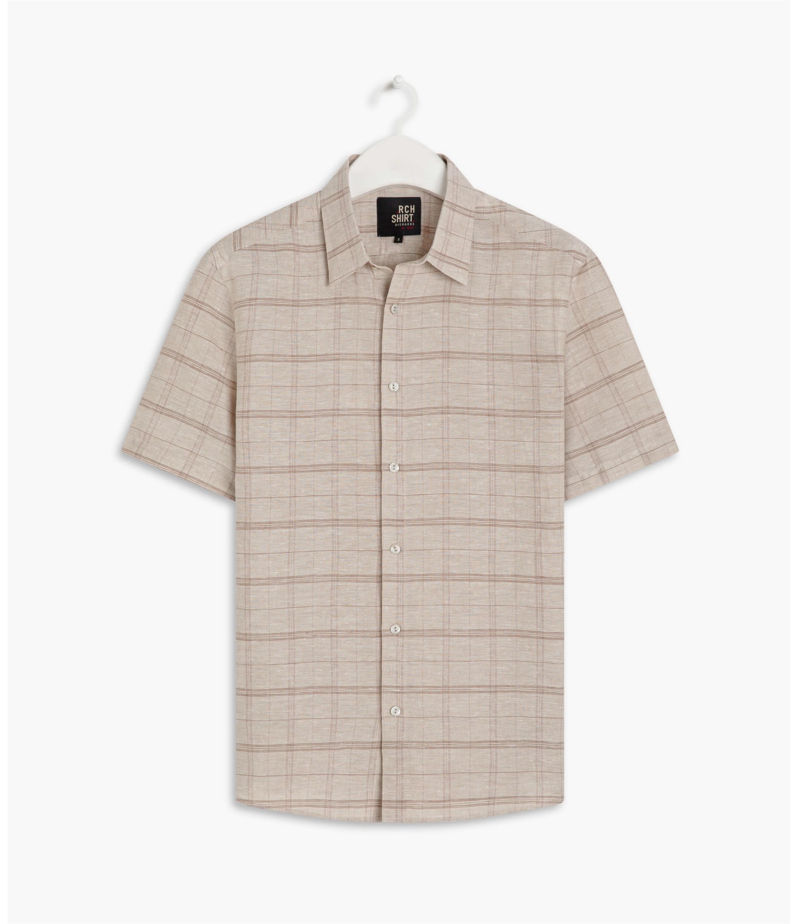 Camisa Linho  Deep Pattern Mc Areia