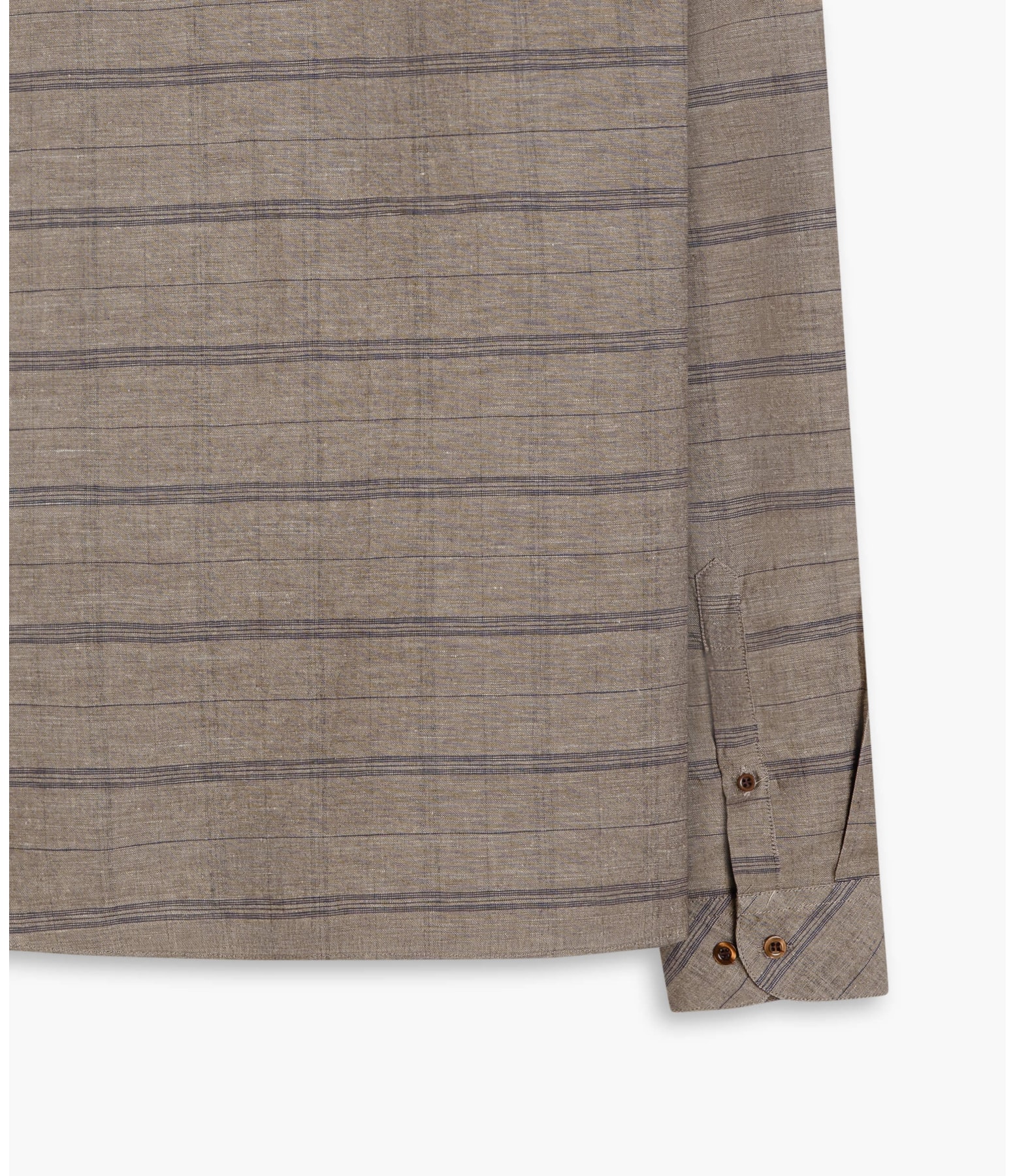 Camisa Linho  Deep Pattern Ml Marrom