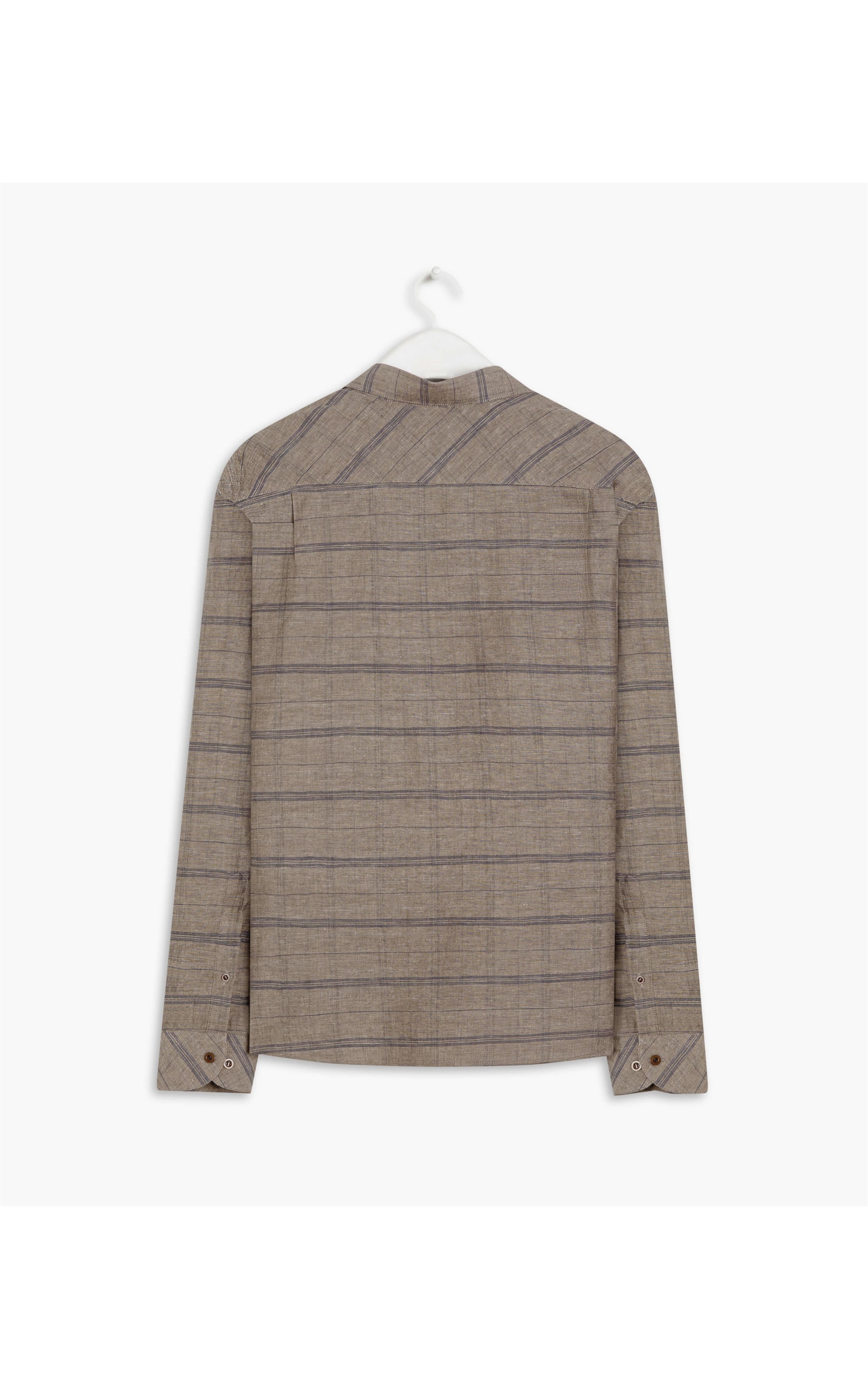 Camisa Linho  Deep Pattern Ml Marrom
