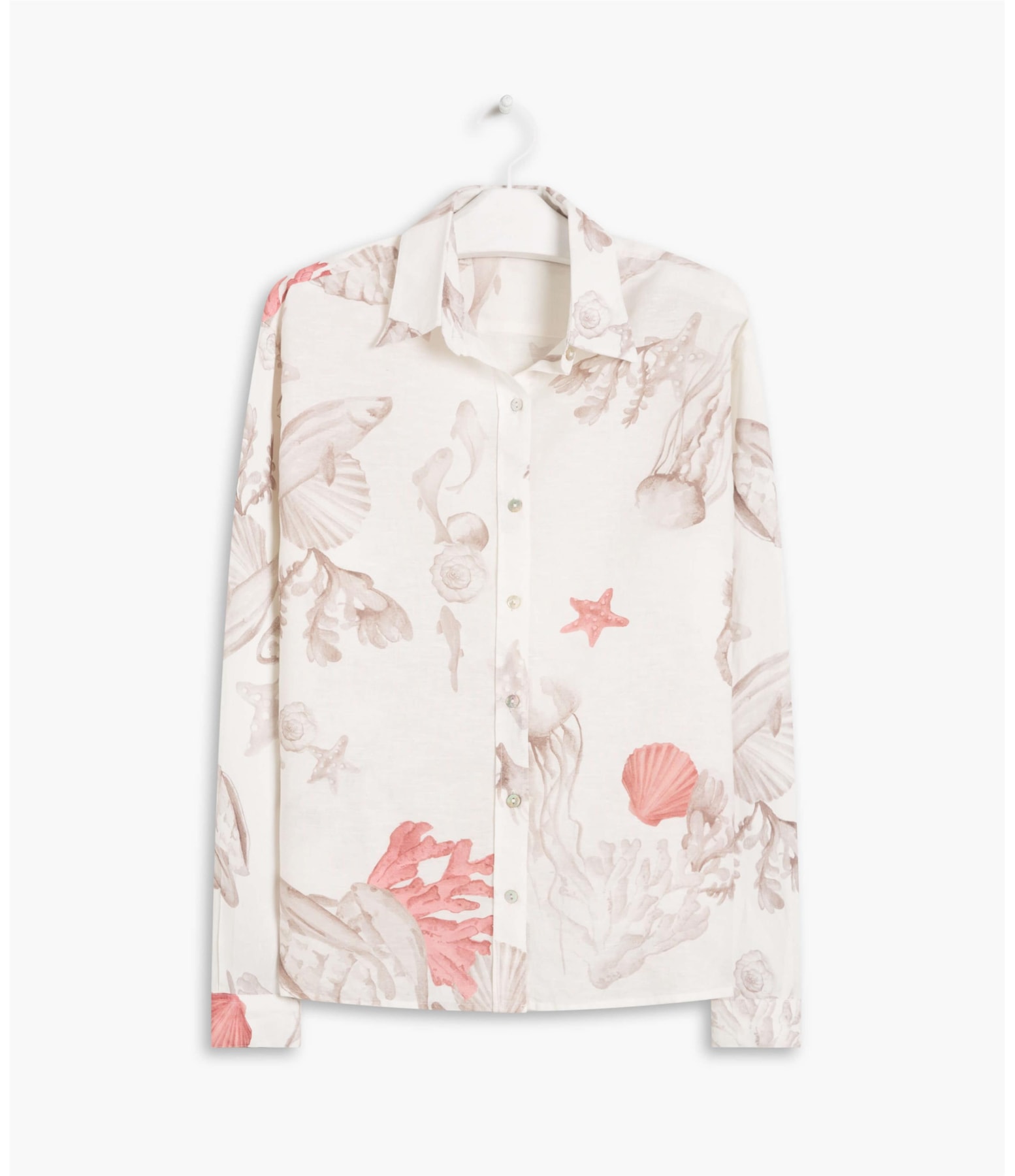 Camisa Linho  Deva Corais Sandy