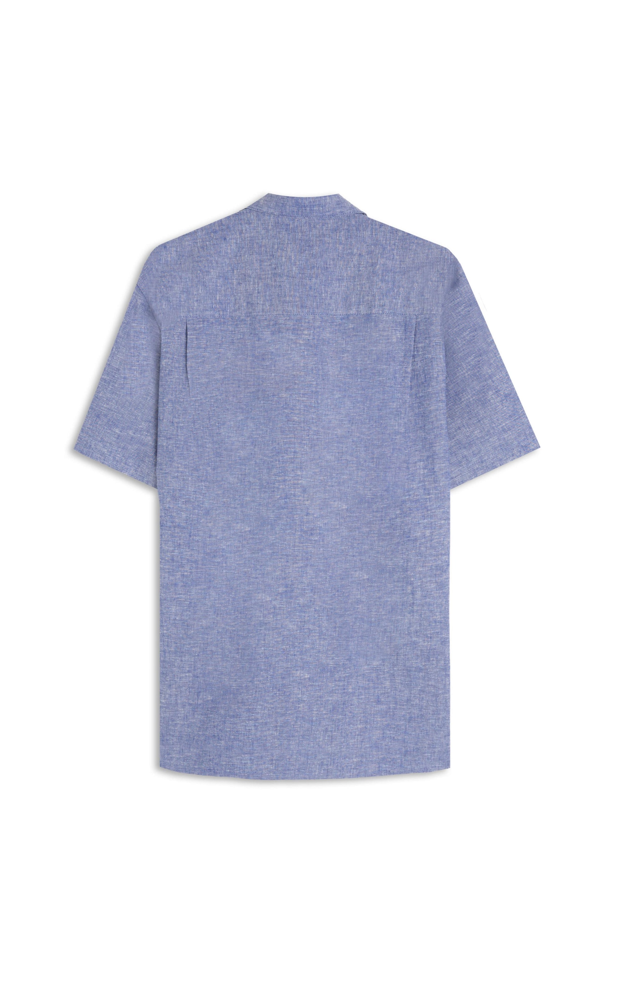 Camisa Linho  Douglas Mc Azul Bic
