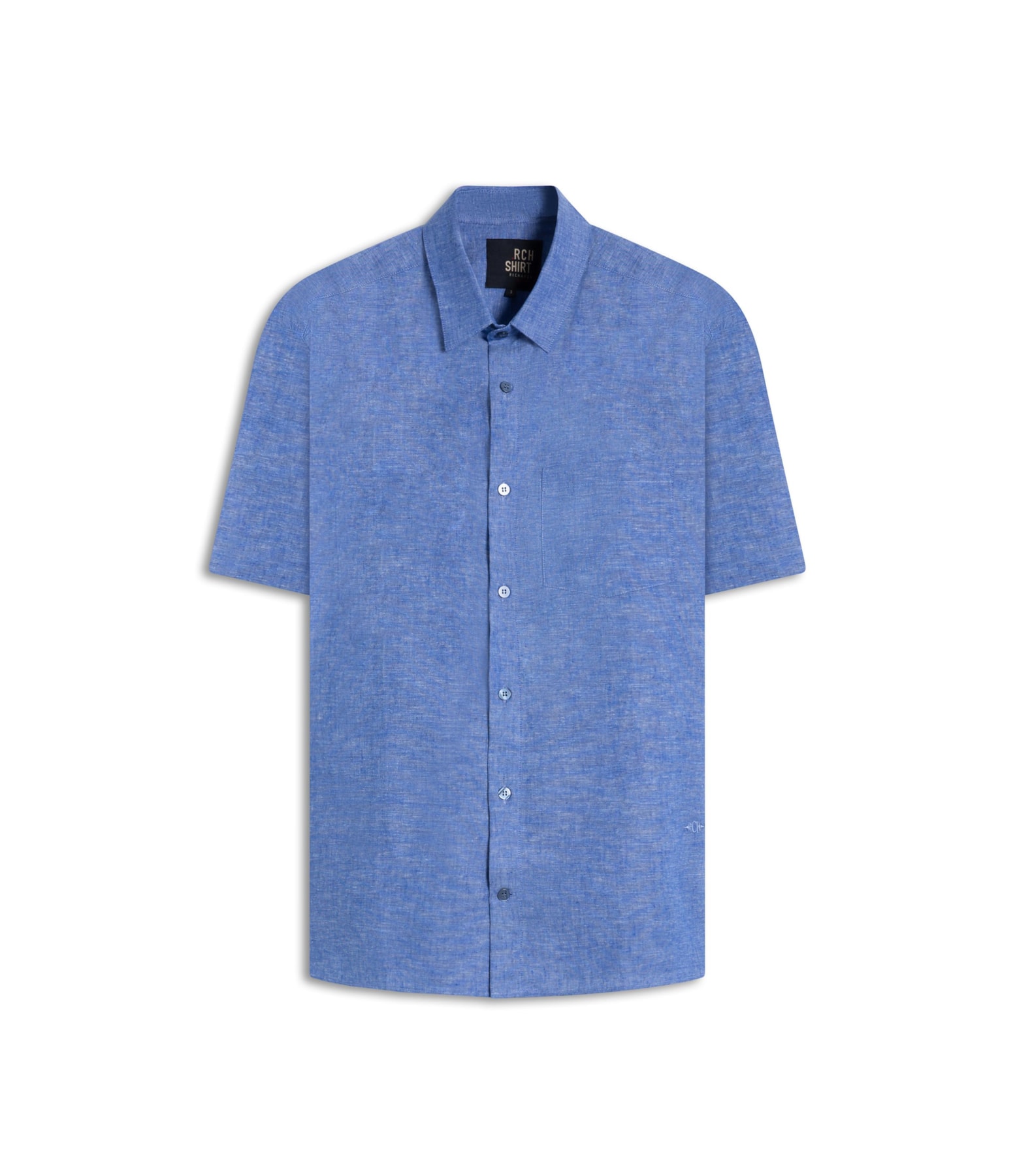 Camisa Linho  Douglas Mc Dark Navy