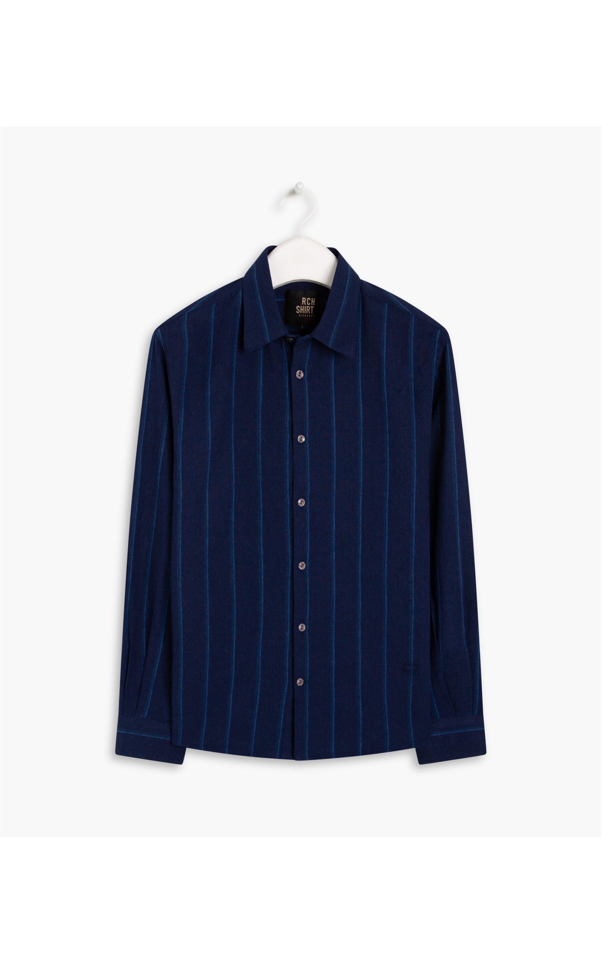 Camisa Linho  Edi Azul Bic