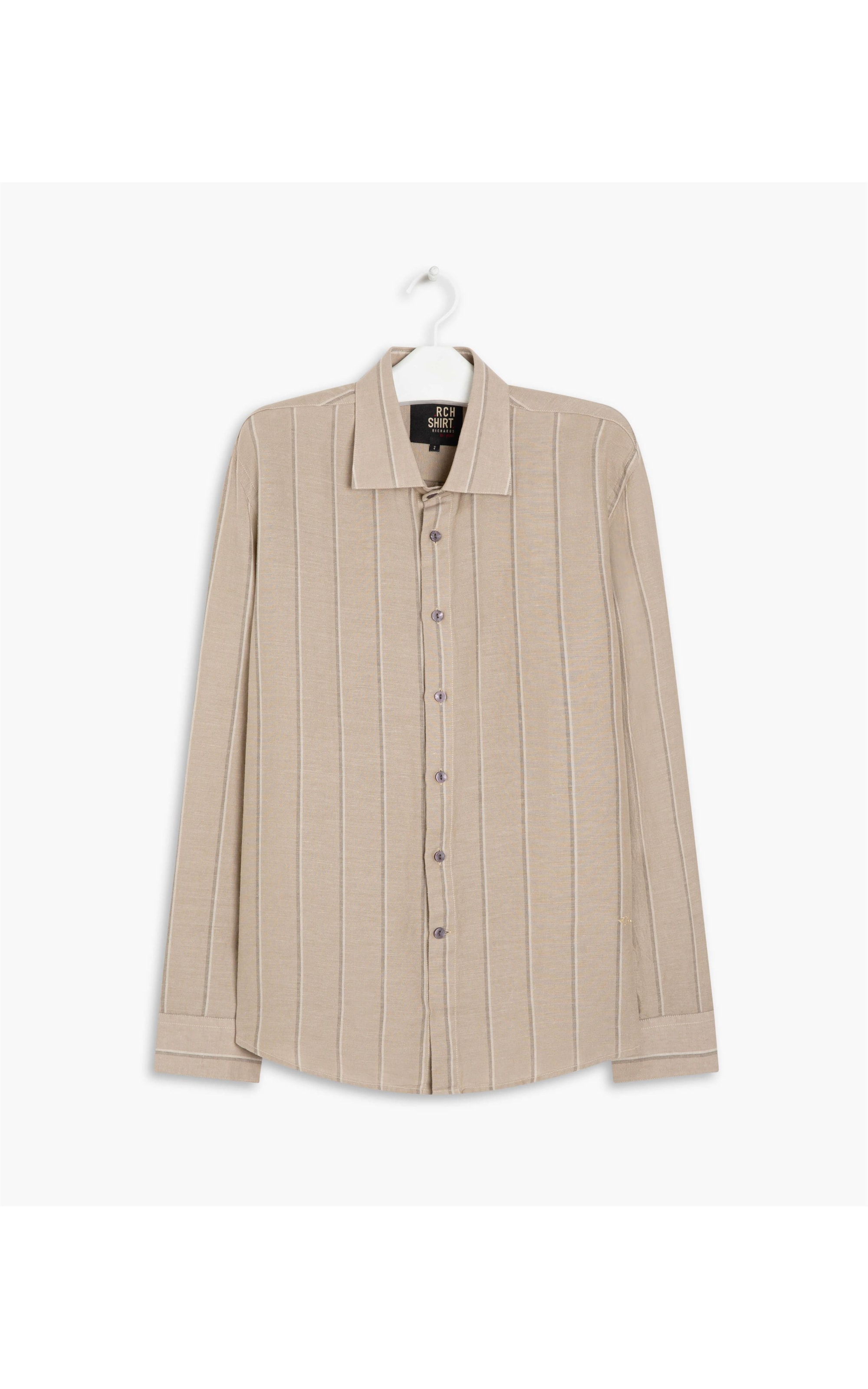 Camisa Linho  Edi Caqui
