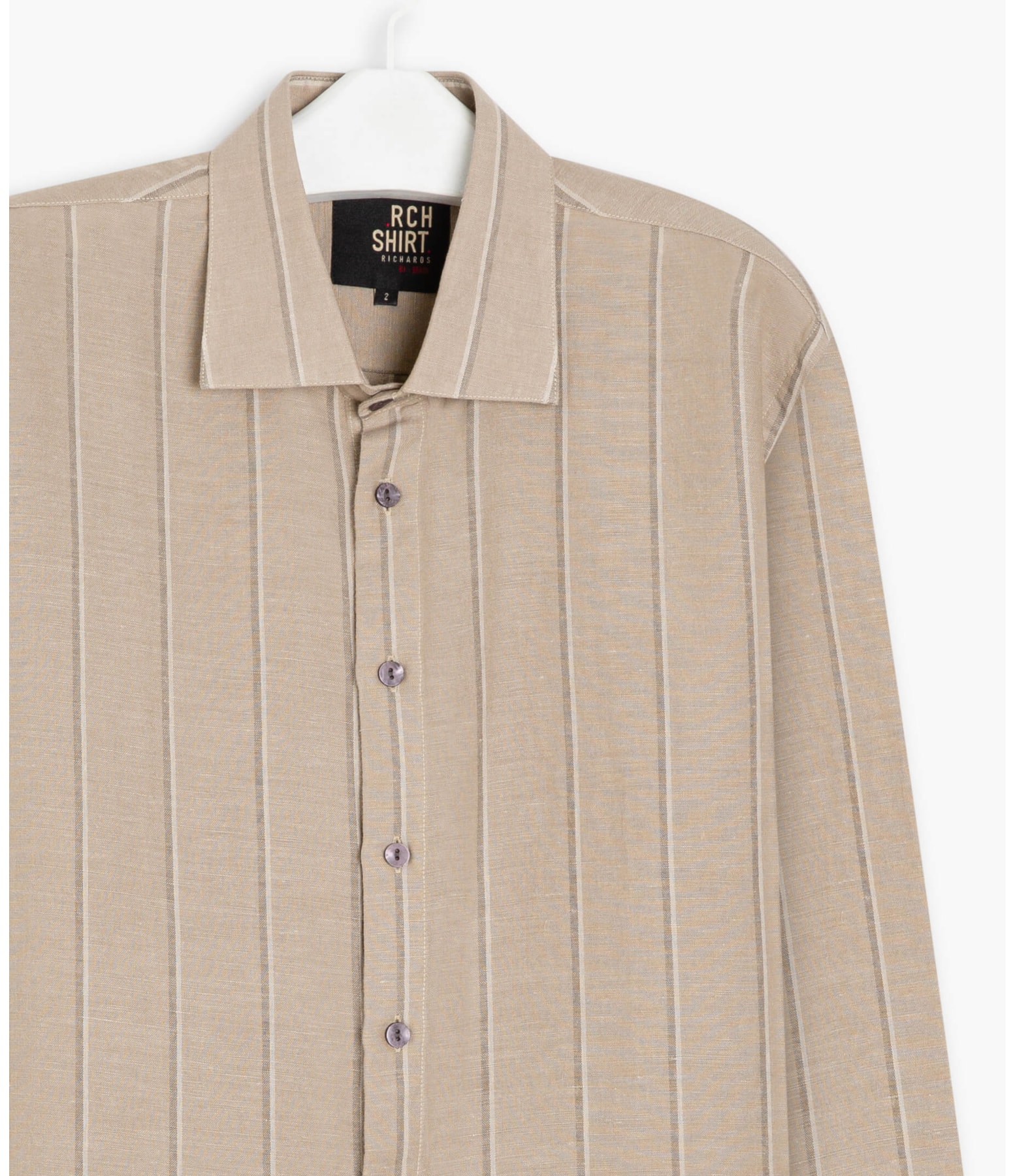 Camisa Linho  Edi Caqui