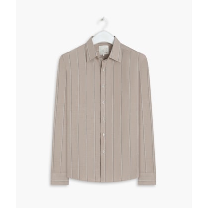 Camisa Linho  Edi Ml Caqui