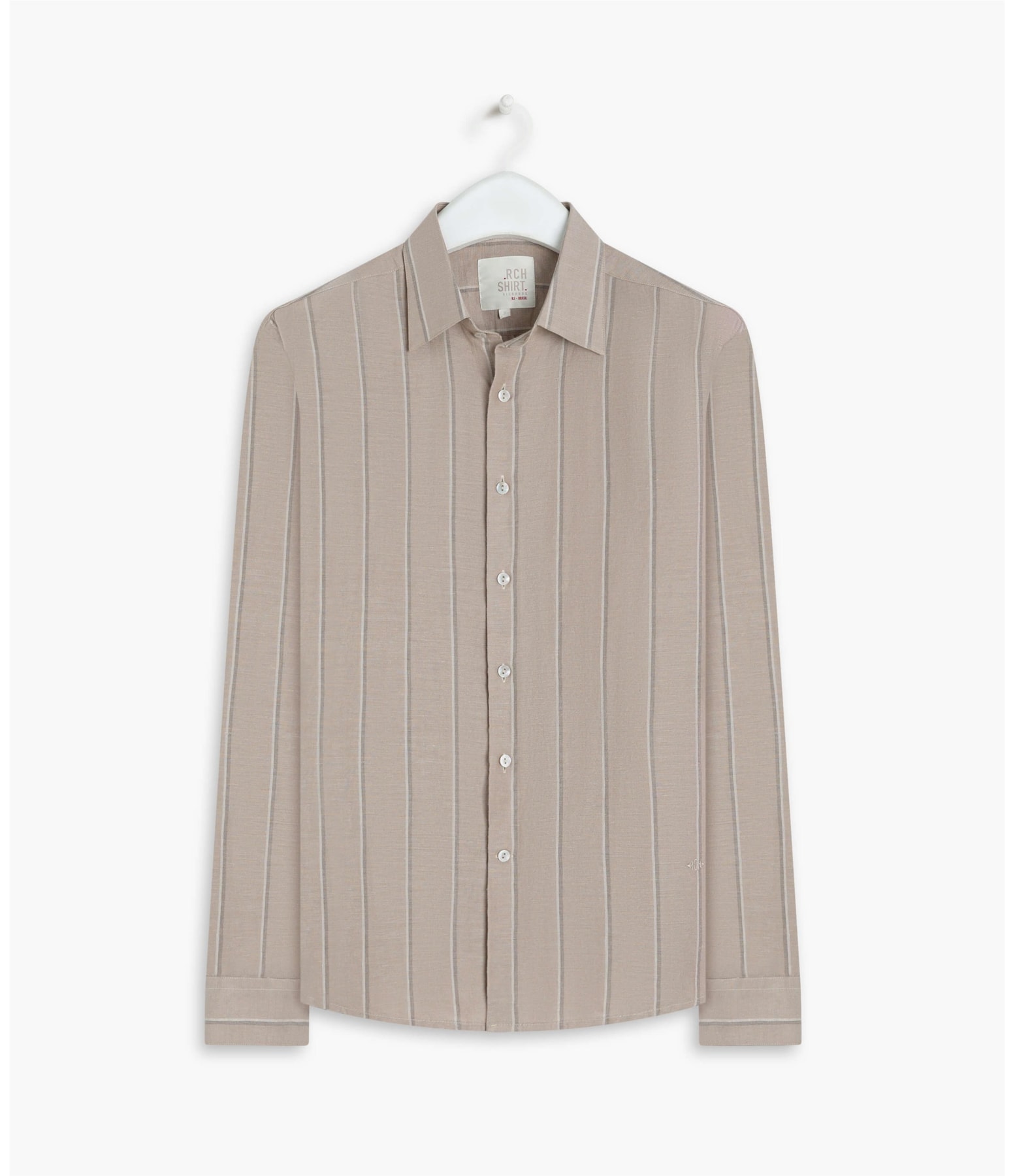 Camisa Linho  Edi Ml Caqui