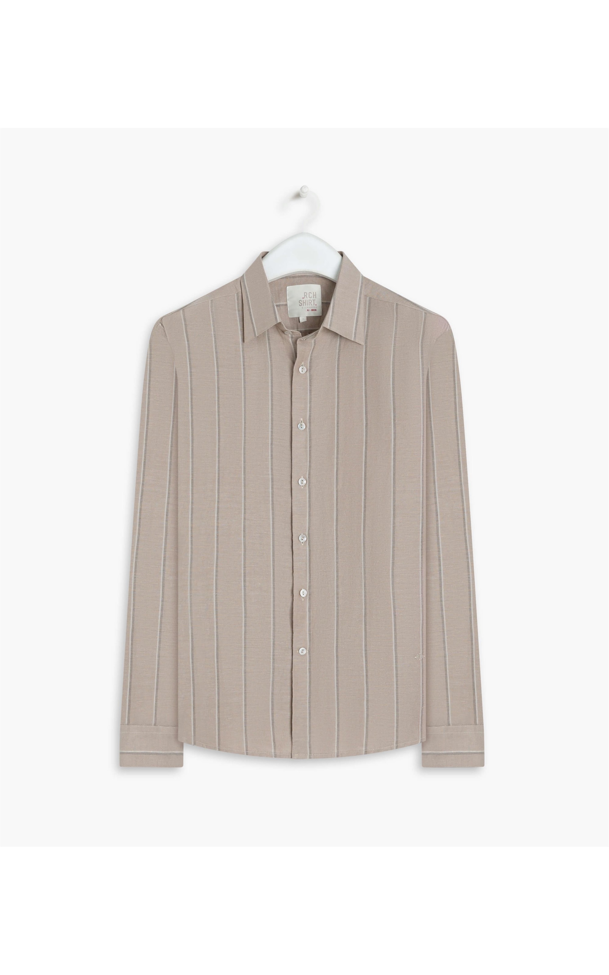 Camisa Linho  Edi Ml Caqui