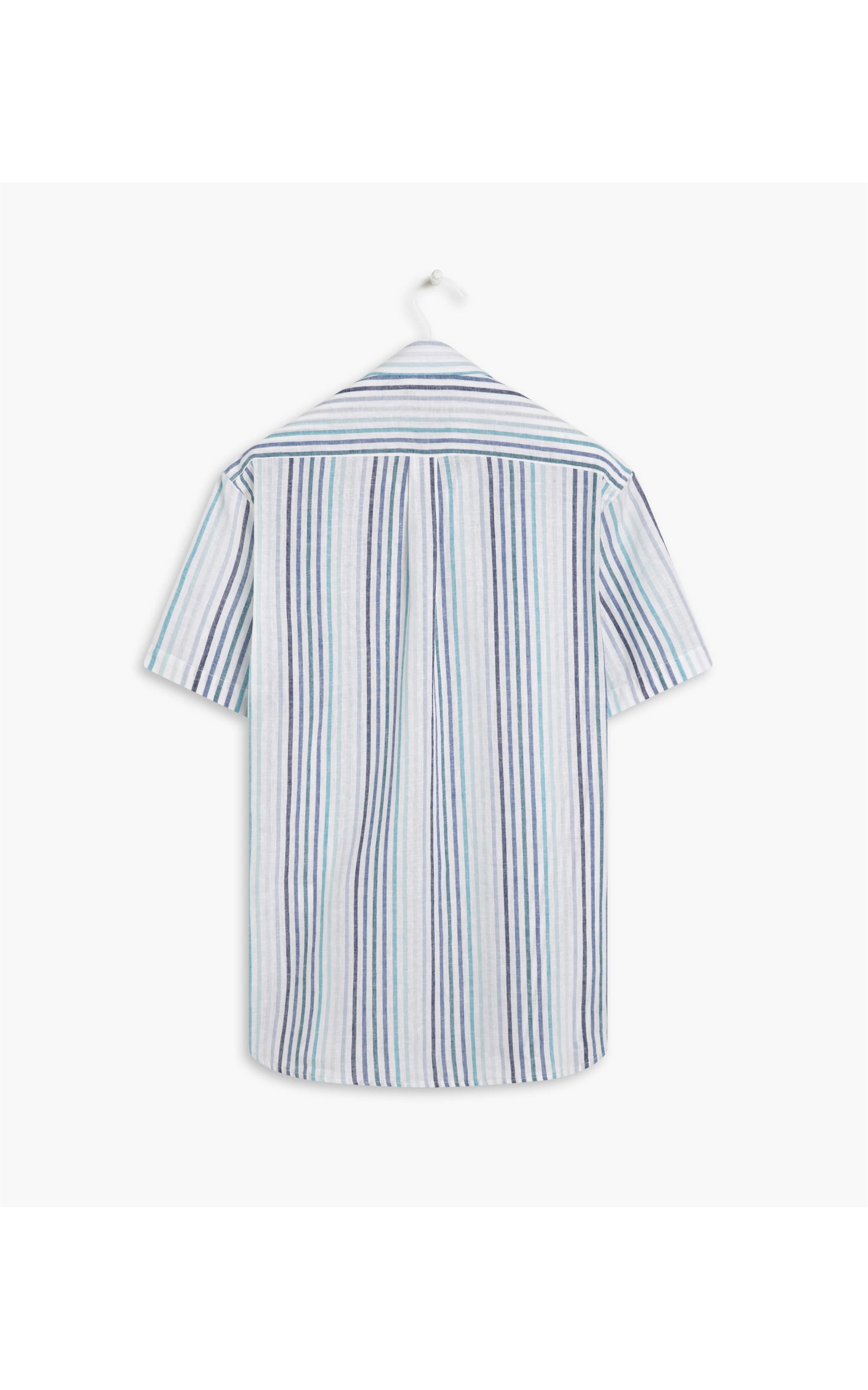 Camisa Linho  Edu Listrada Mc Turquesa