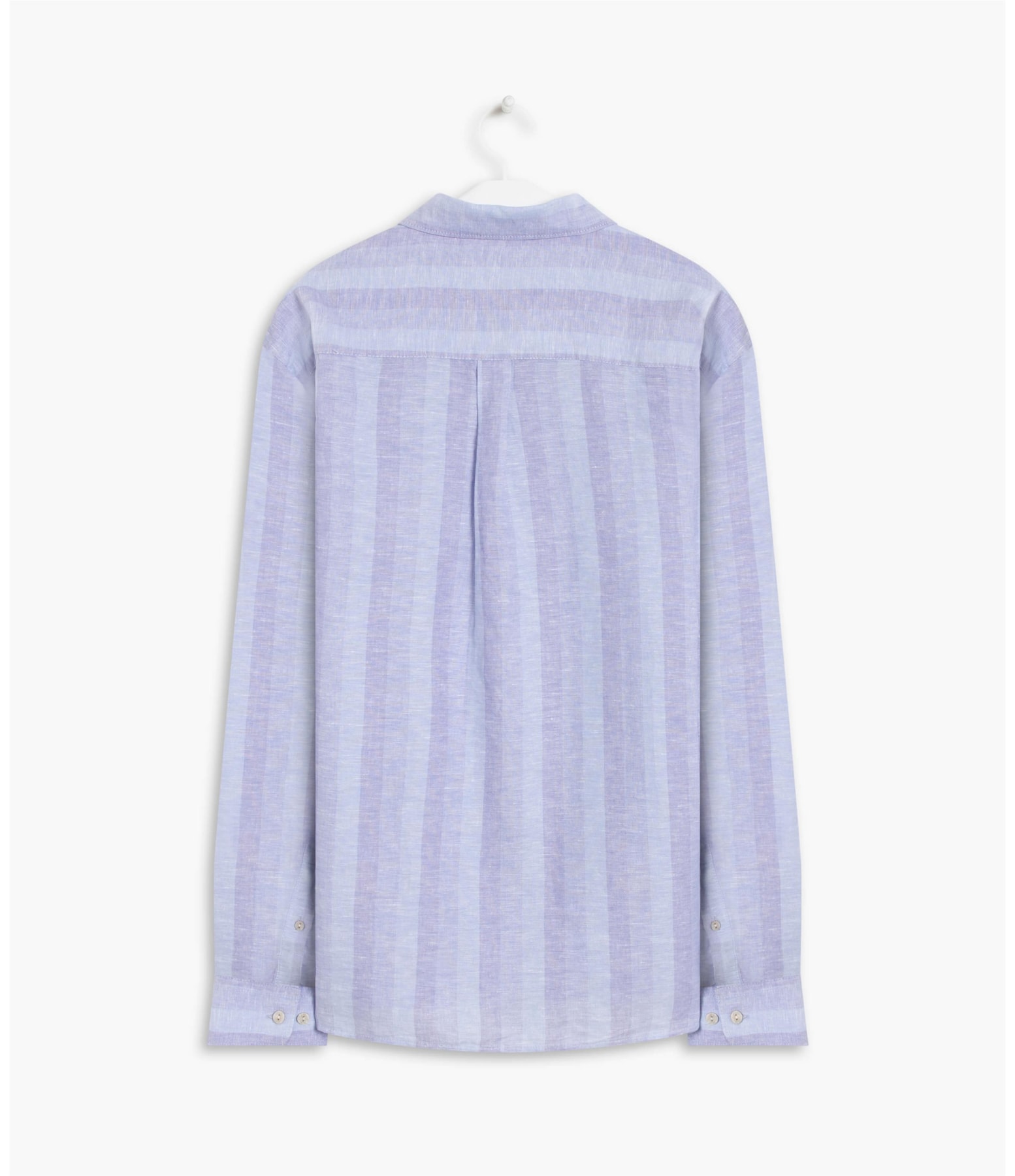 Camisa Linho  Emanuel Azul Bic