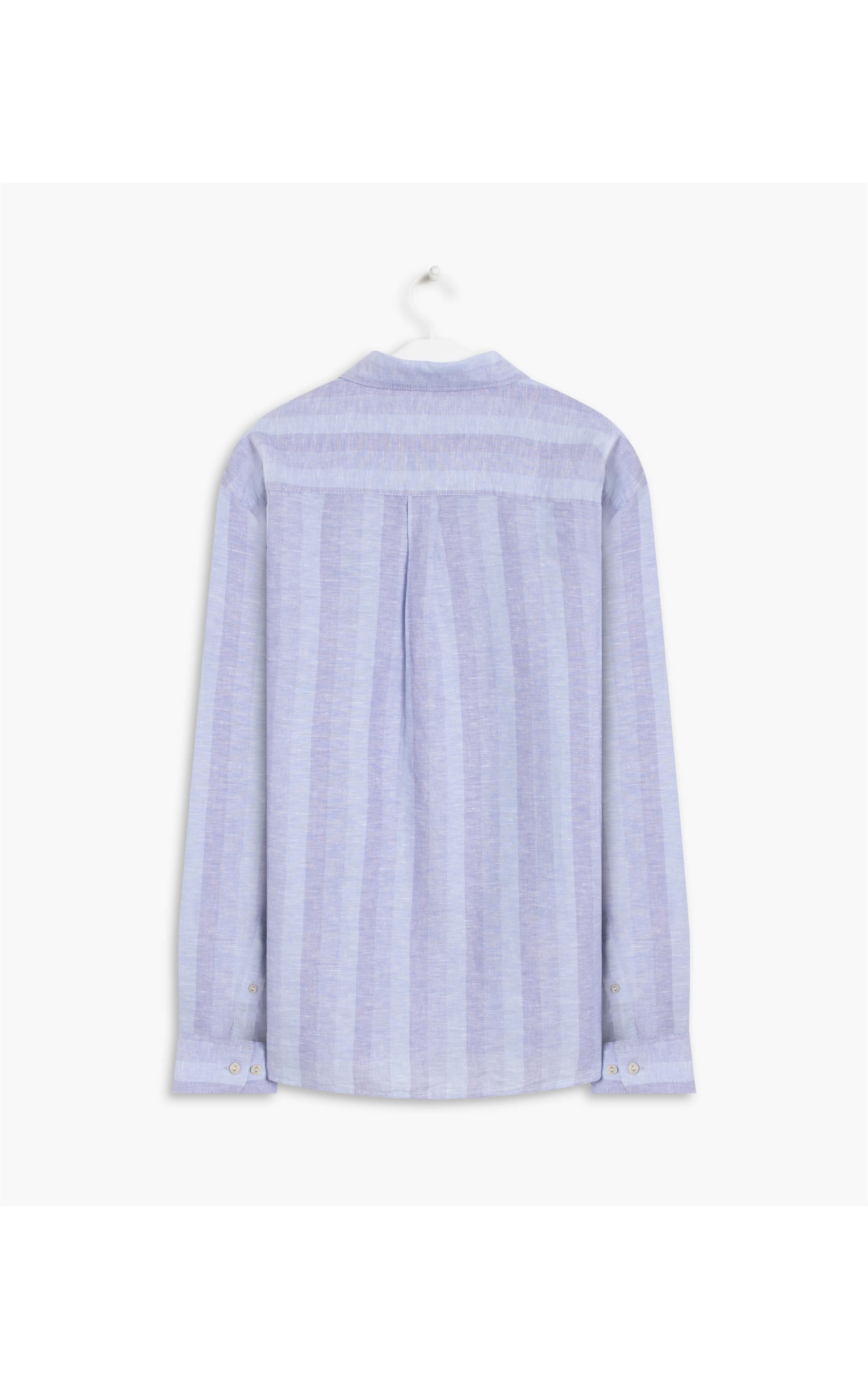 Camisa Linho  Emanuel Azul Bic