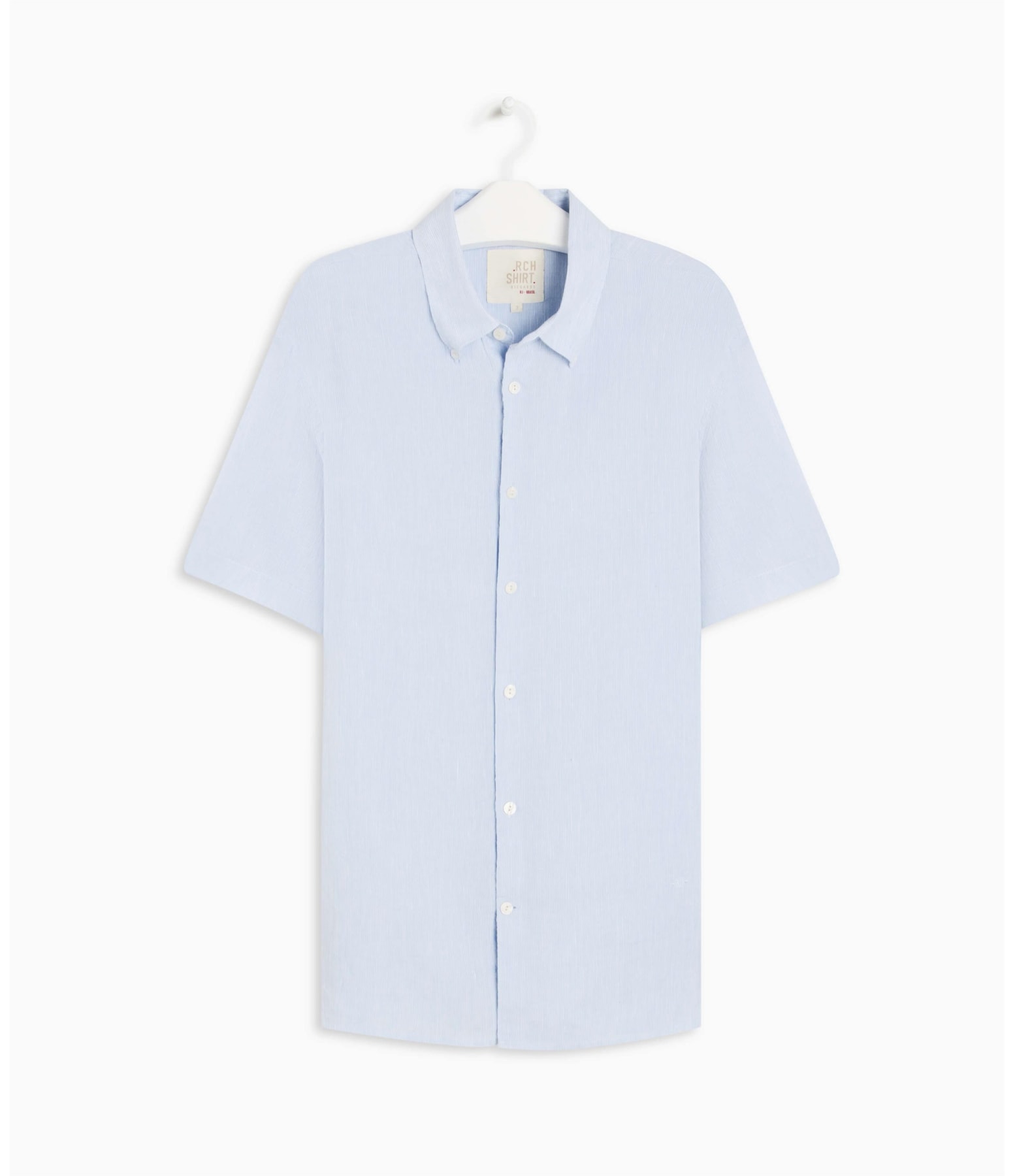 Camisa Linho  Enzo Azul Bic